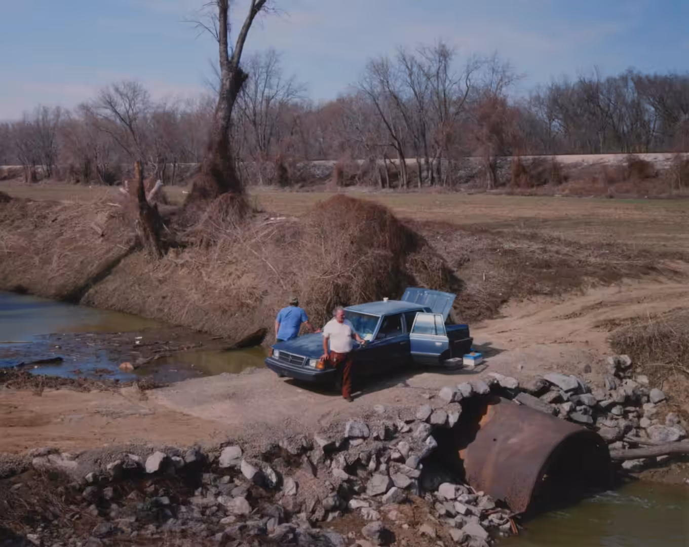  #25 Fishermen, Wickliffe, Kentucky by Alec Soth from Dissolutions (Sleeping by the Mississippi)