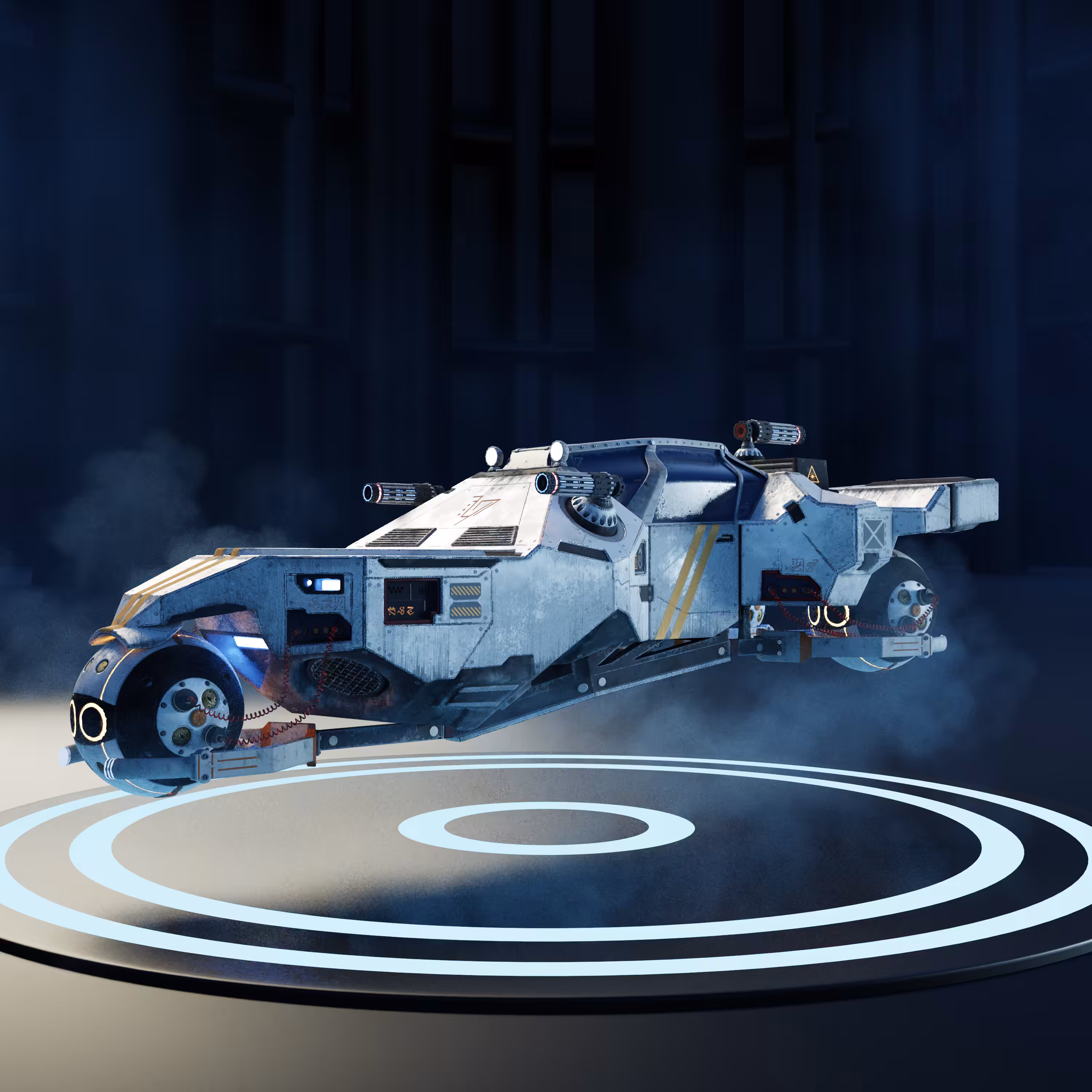 Anti-gravity military vessel