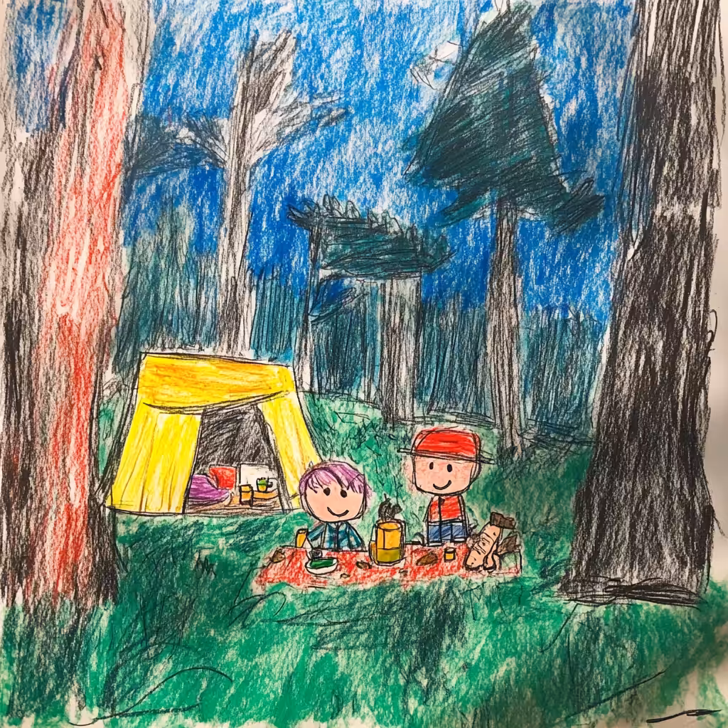 My first picnic with my dad
