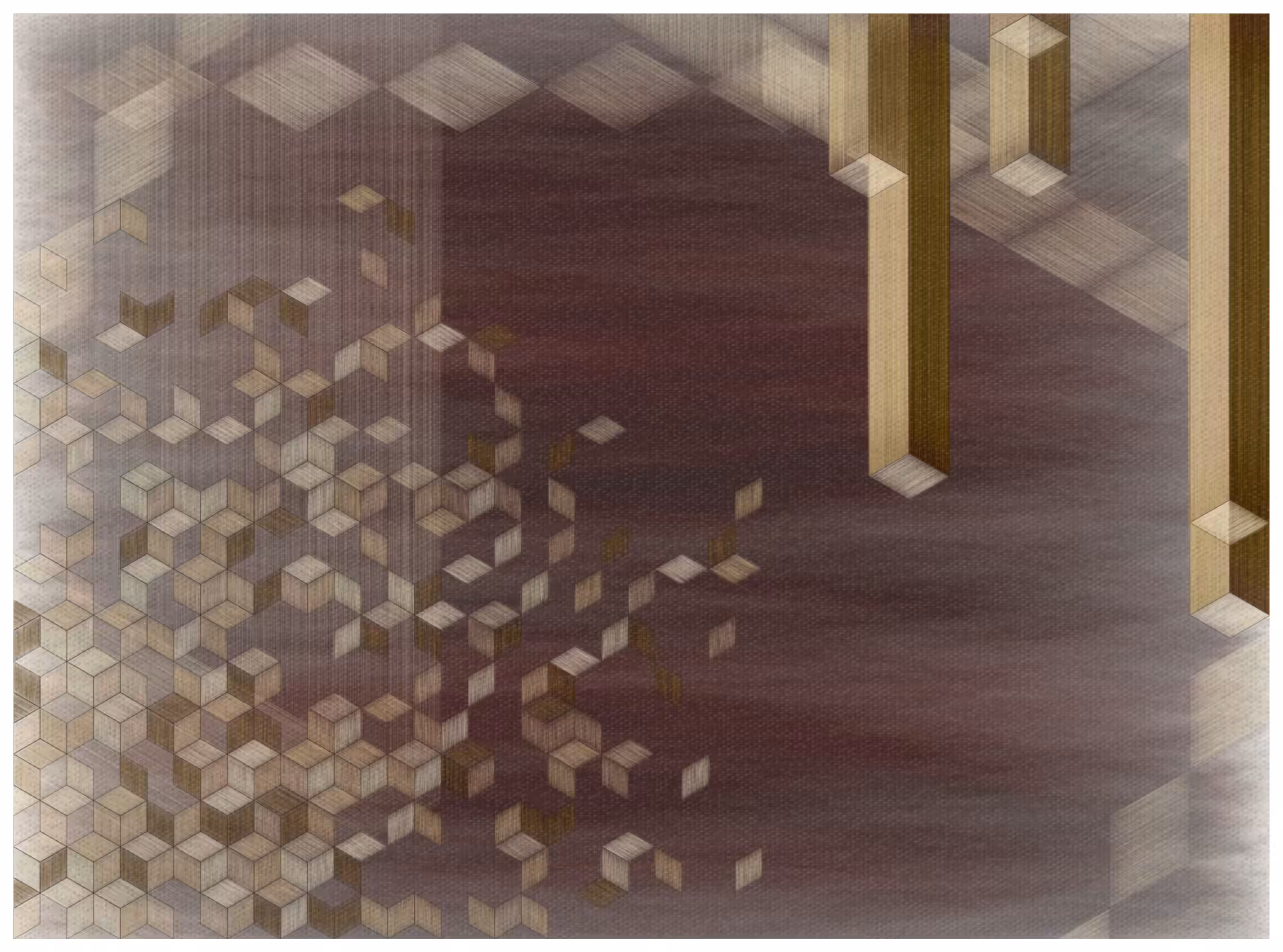 View From Our Window Depicted In Rhombuses #72