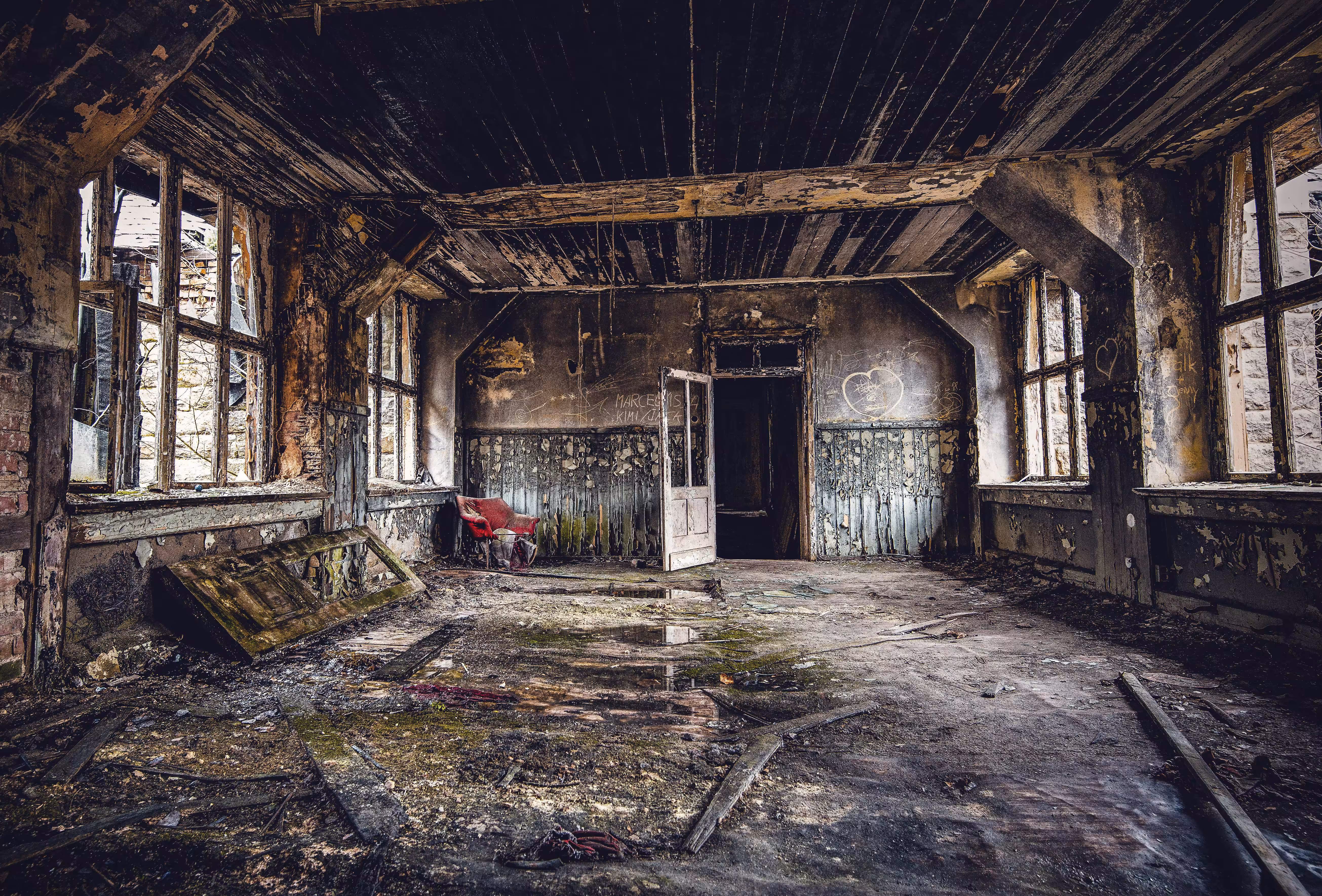 Lost Place - The red chair