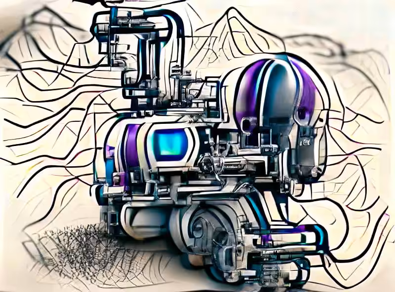 Abraham's First Works: sentient machine
