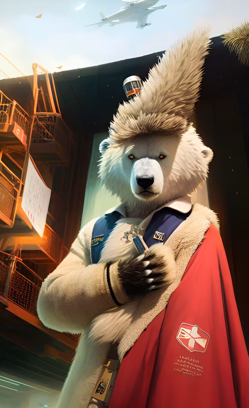 A proud bear