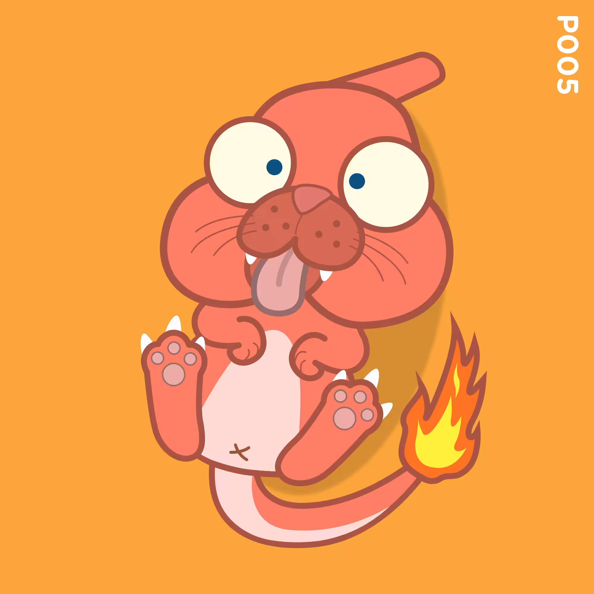 P005 --- Laying Derp Catmeleon ---