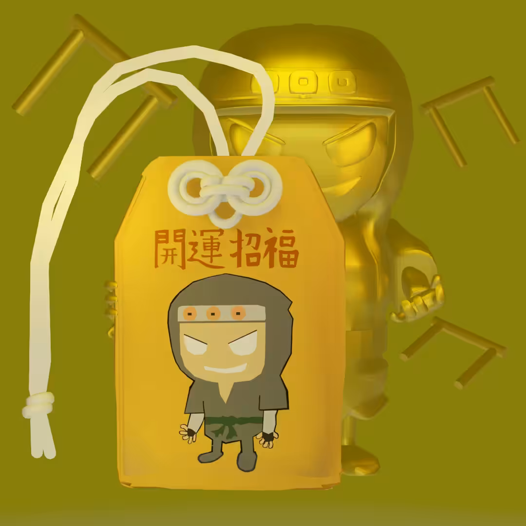 CRYPTONINJAS AMULET "God bless you"