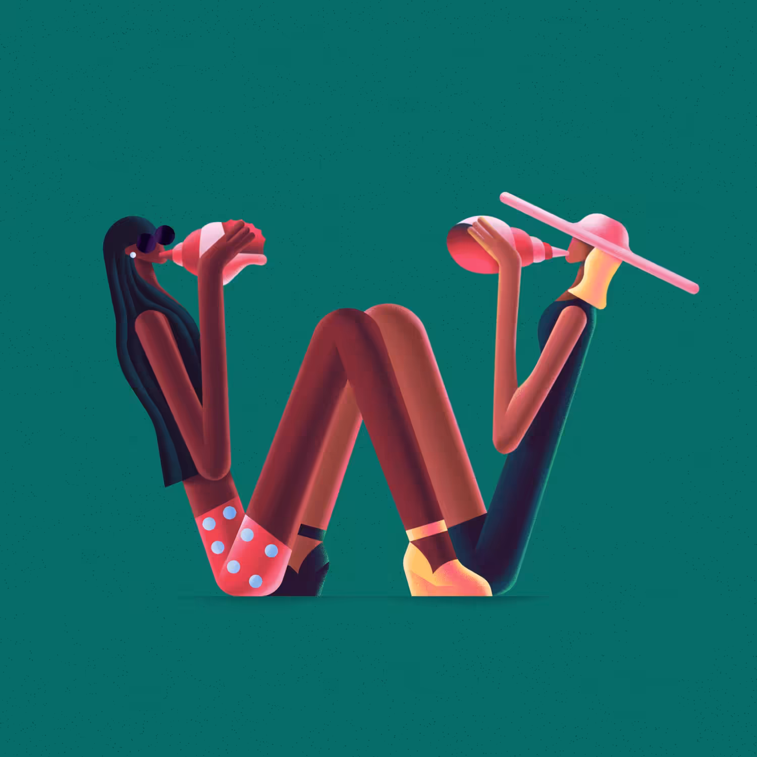Letter W