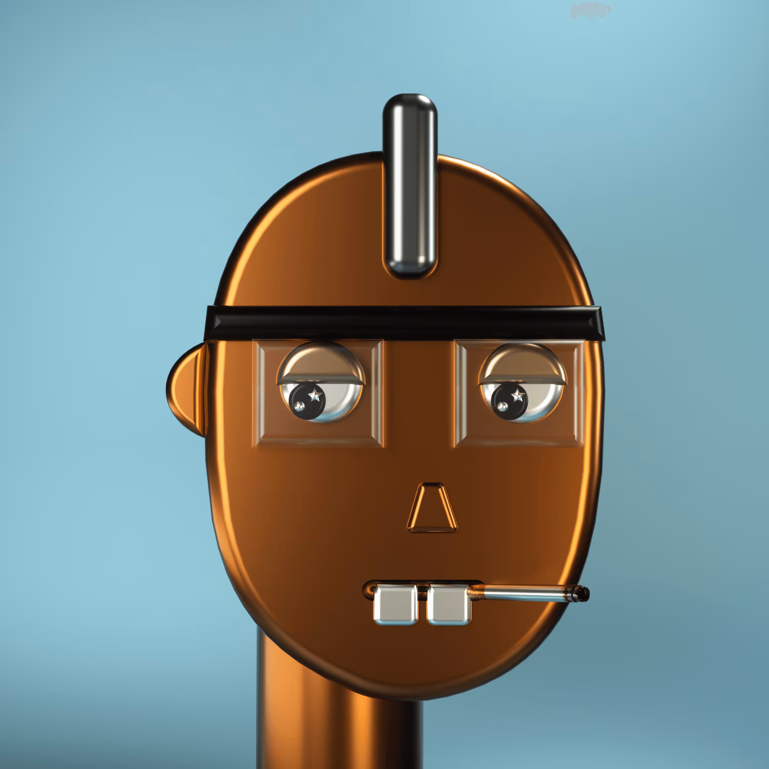 3D Chrome Punks: 3D Chrome Punk #1022