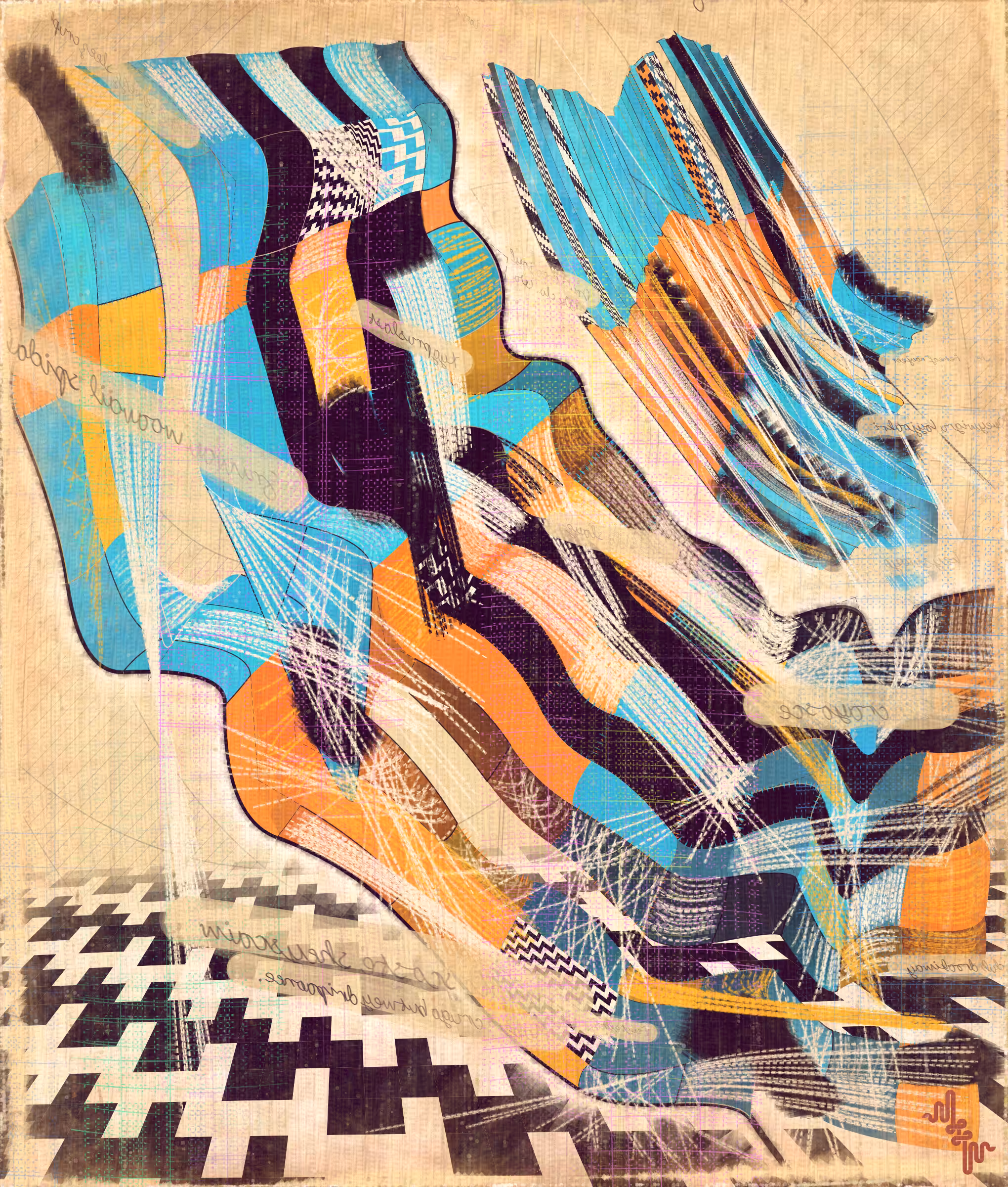 Amplitudes of Canvas #124