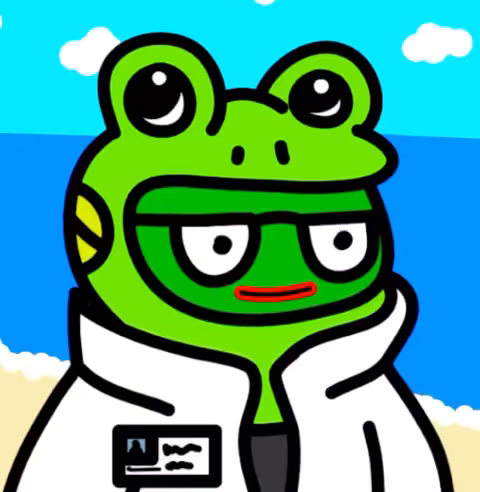 Laser Eye Chill Frog