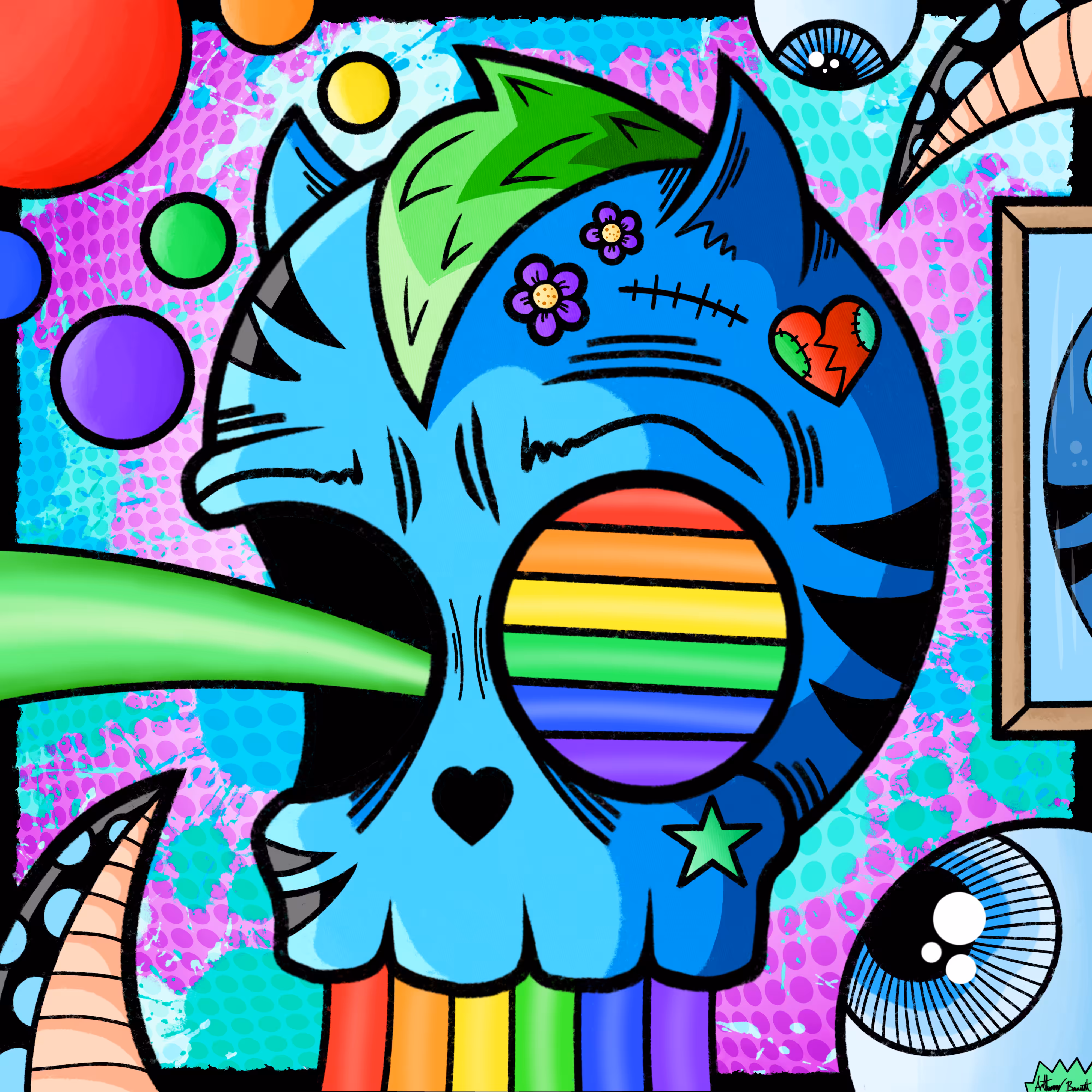 Pride skull