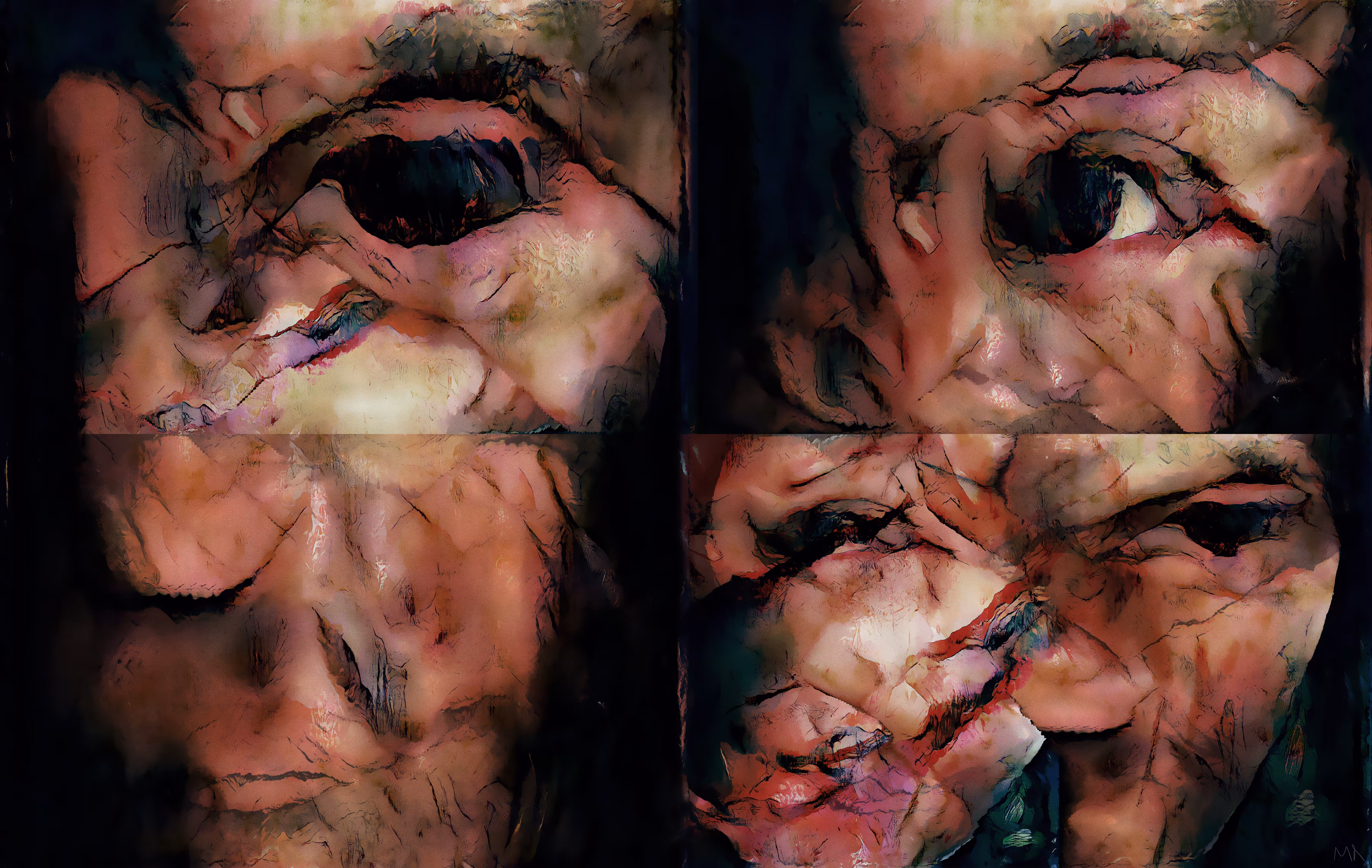 Scarred. The family reunion.