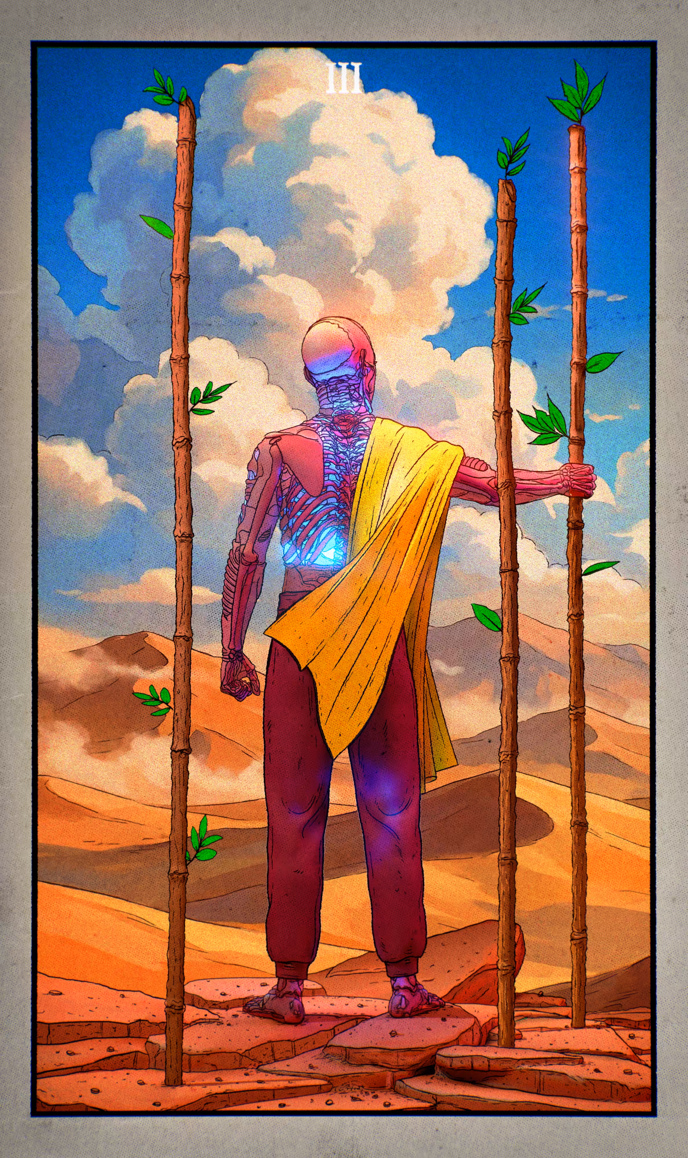 3 of Wands — Master