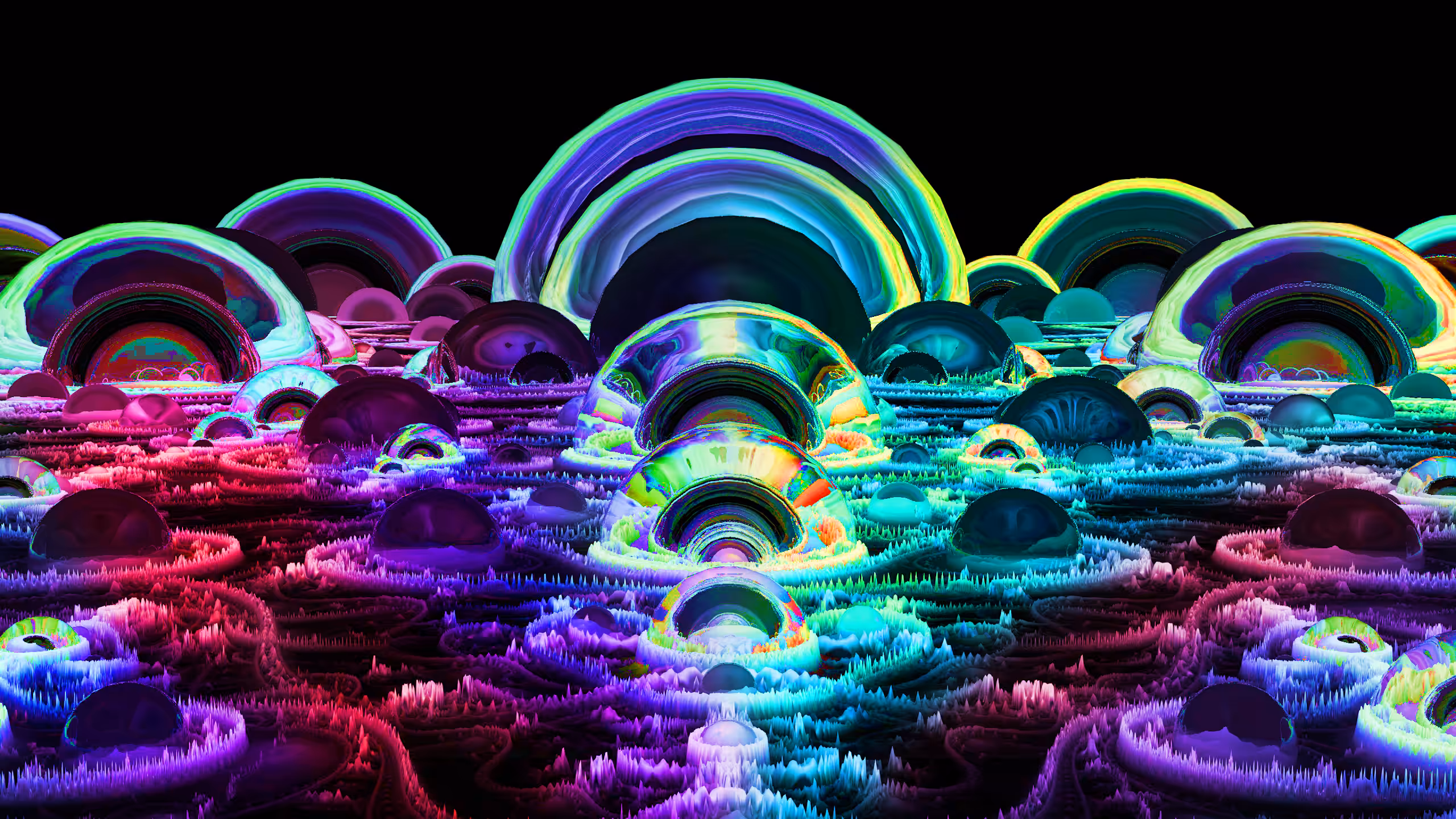 Cristal city Alien fractal
