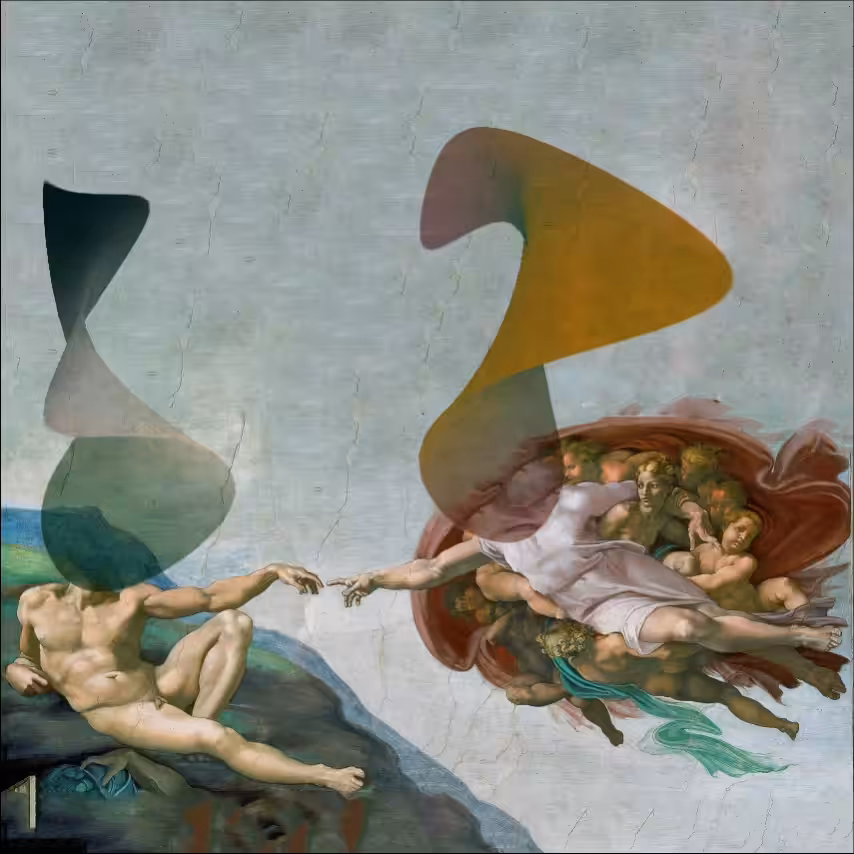 The Creation of Adam | Now in Colour