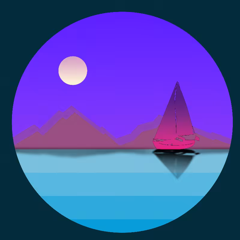 Boat on the sea #10