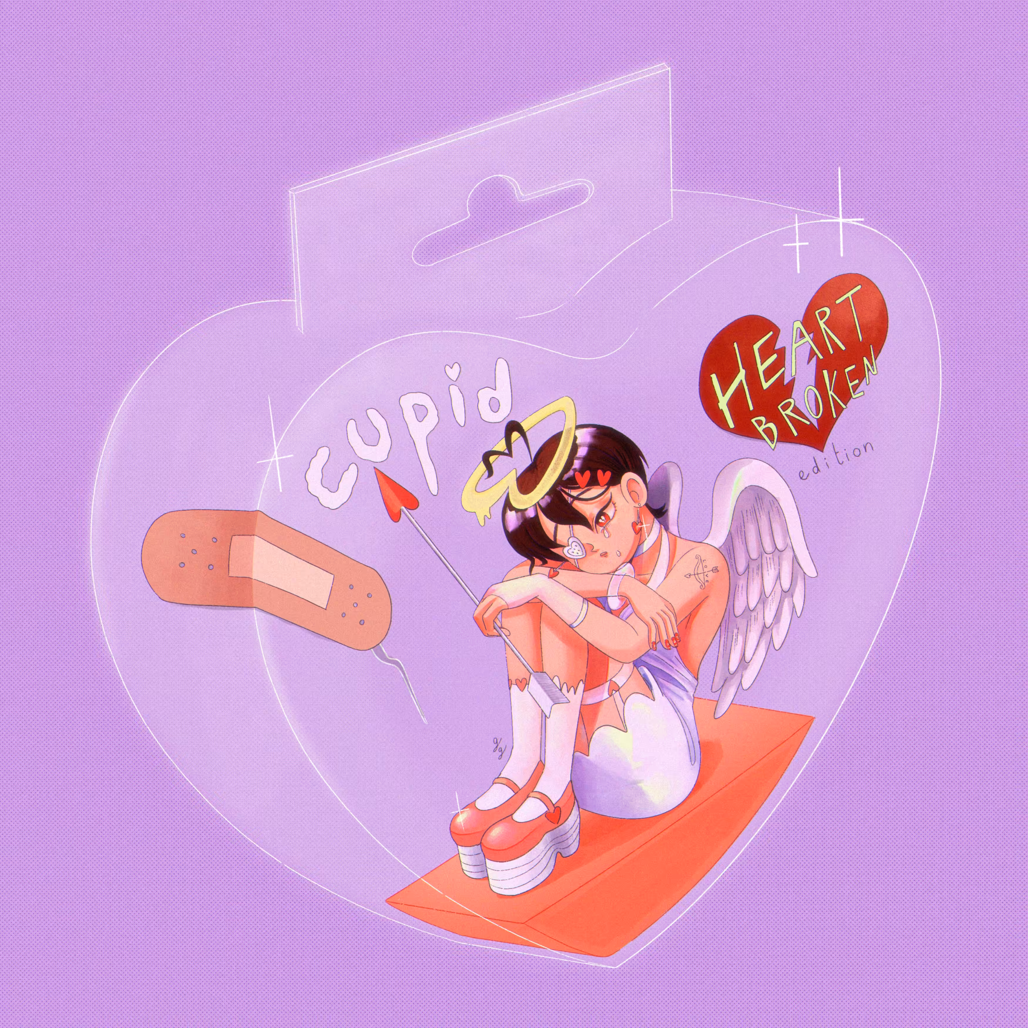 Heartbroken cupid
