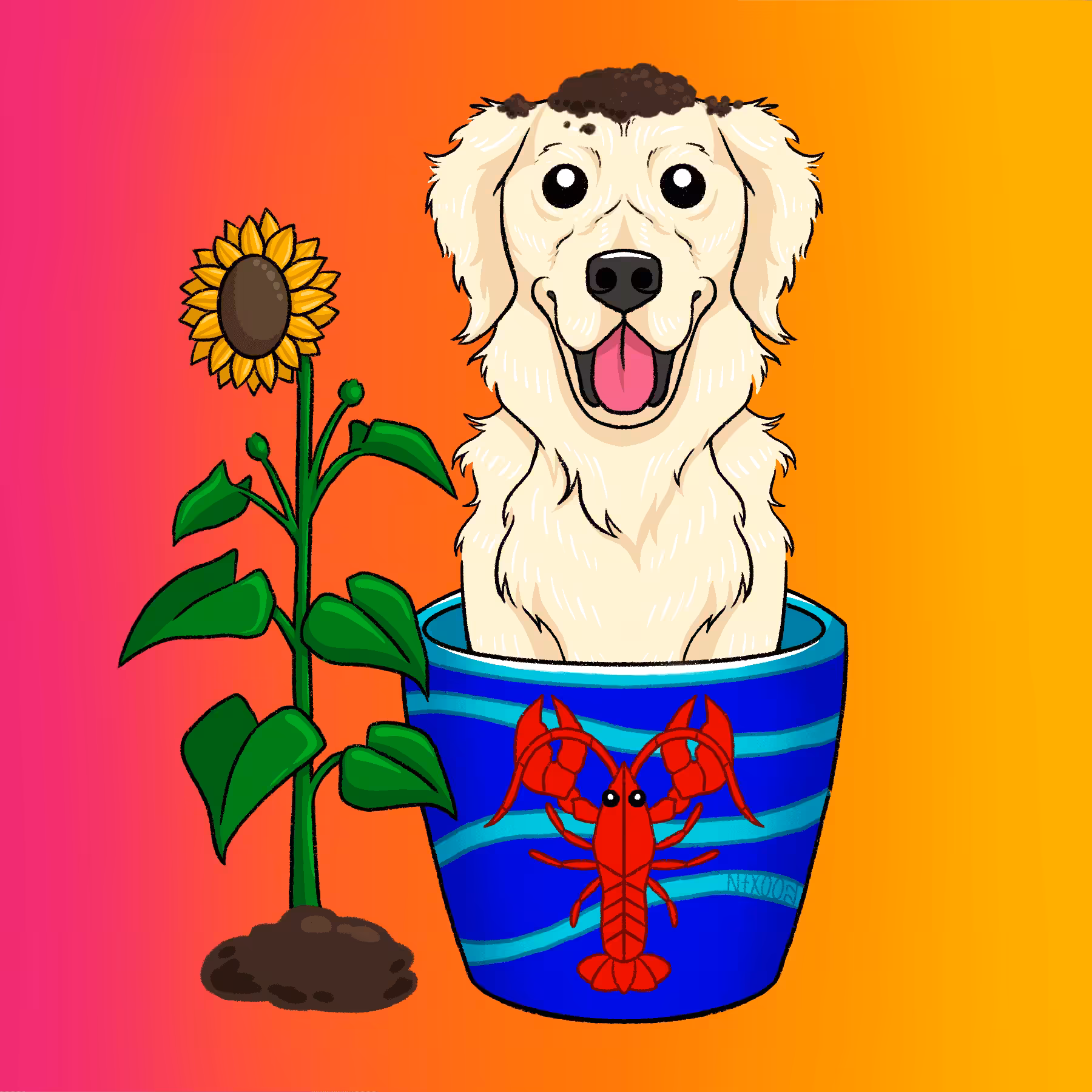 Ziggy in Pot
