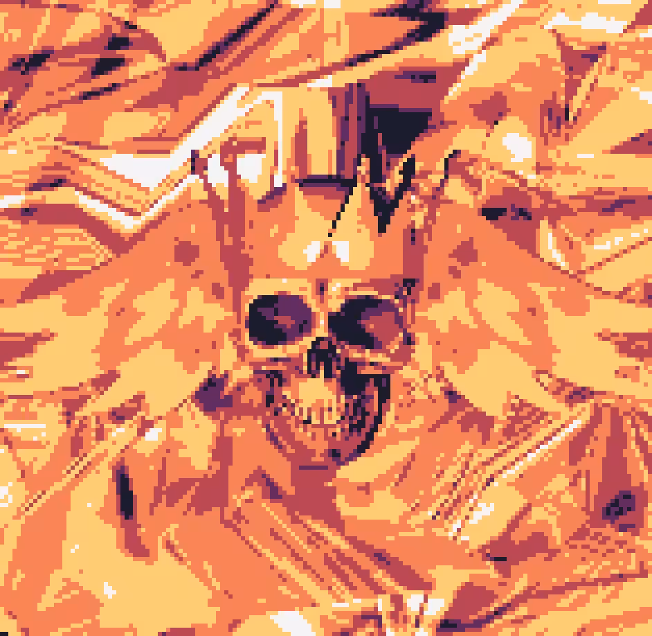 SKULL KINGGOLDEN PIXEL