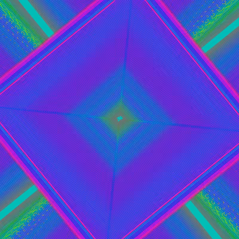 Fibonacci Rainbow Spirals 15 #1