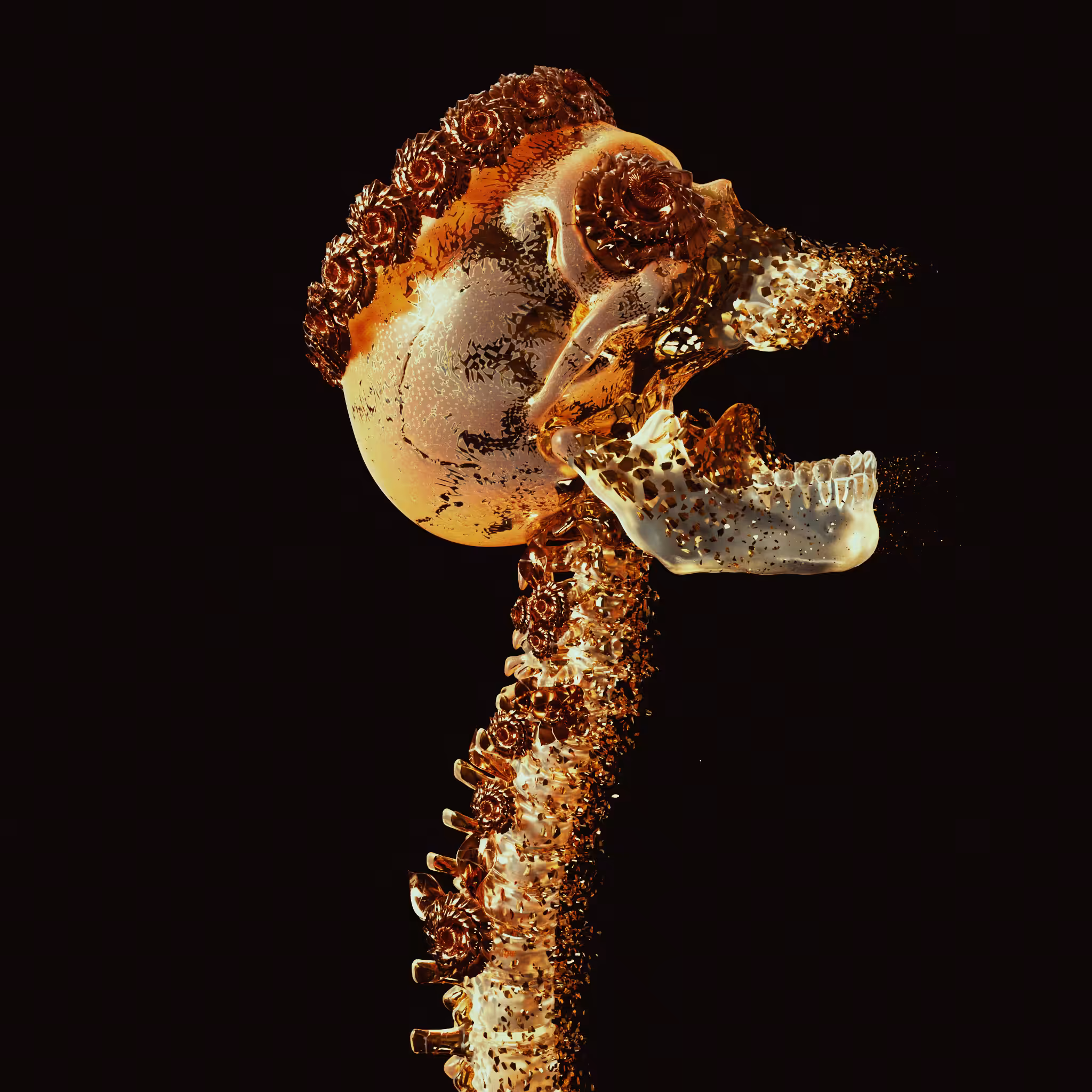 In the form of a skeleton #14