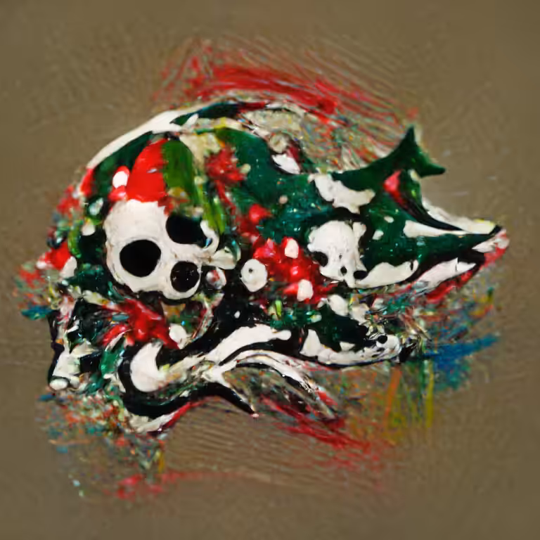 Haiku Skulls #0058 🎄Edition