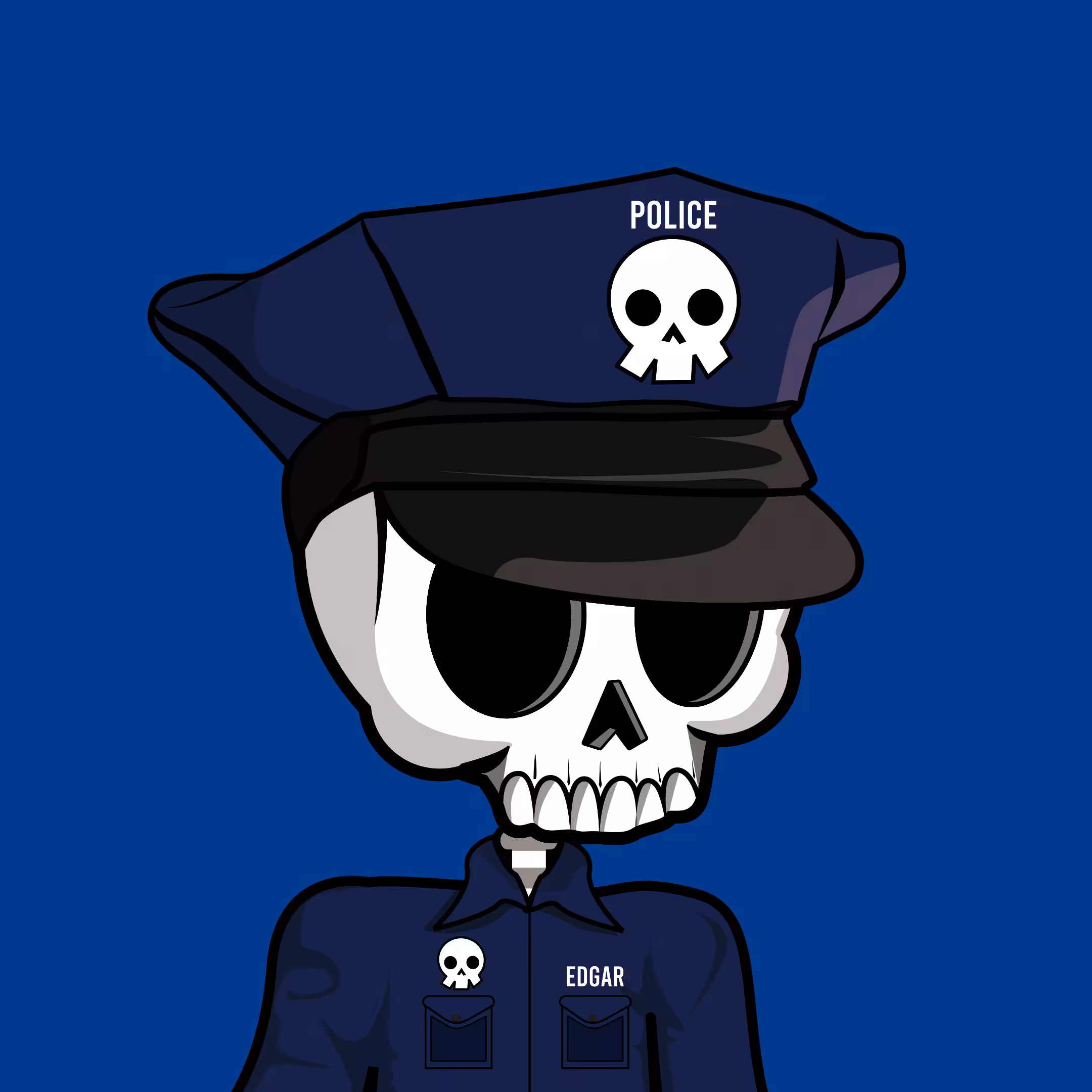 Edgar The Skeleton - Police #83