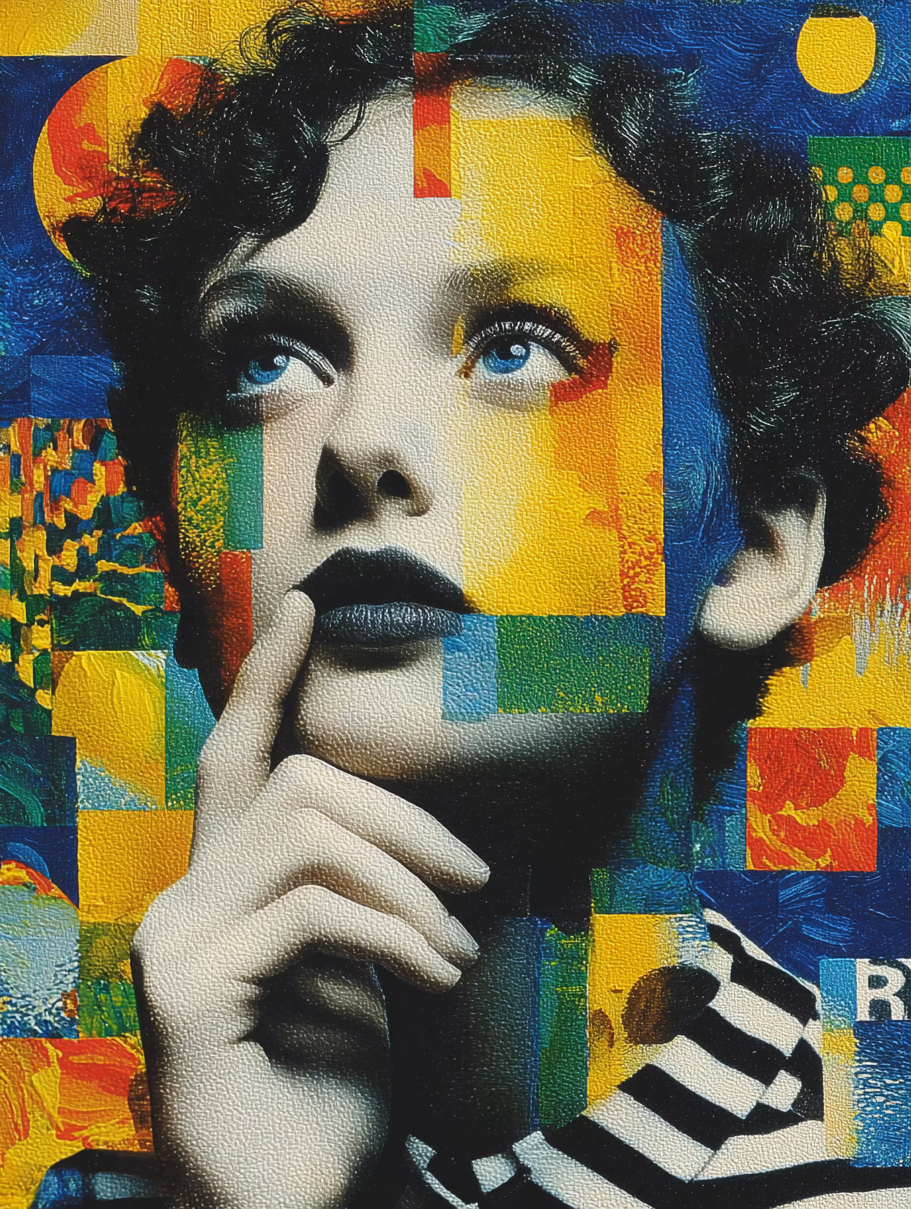 Portrait on Canvas: COGITATIO 