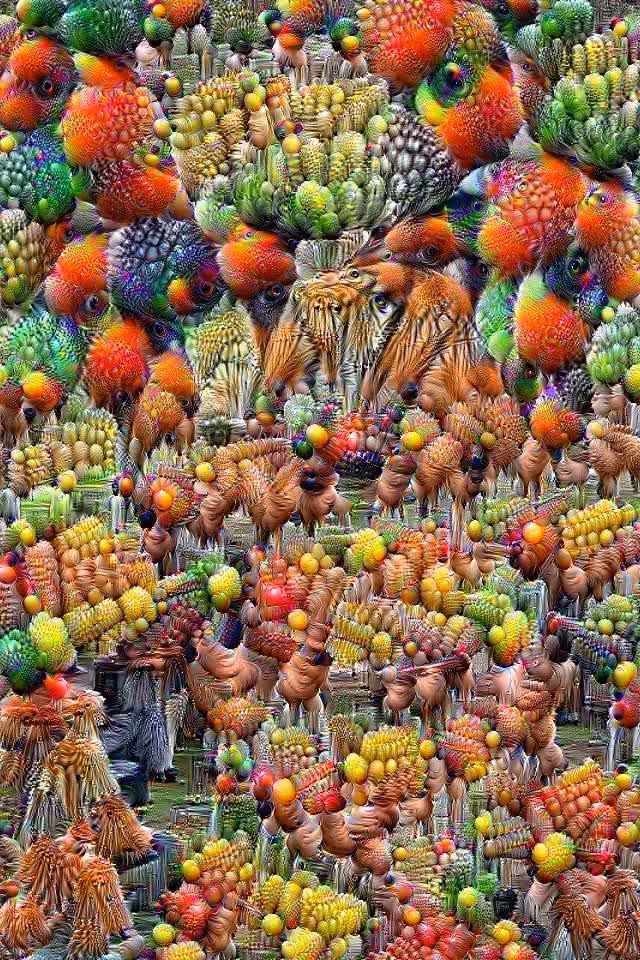 "Self Portrait Deep dream"