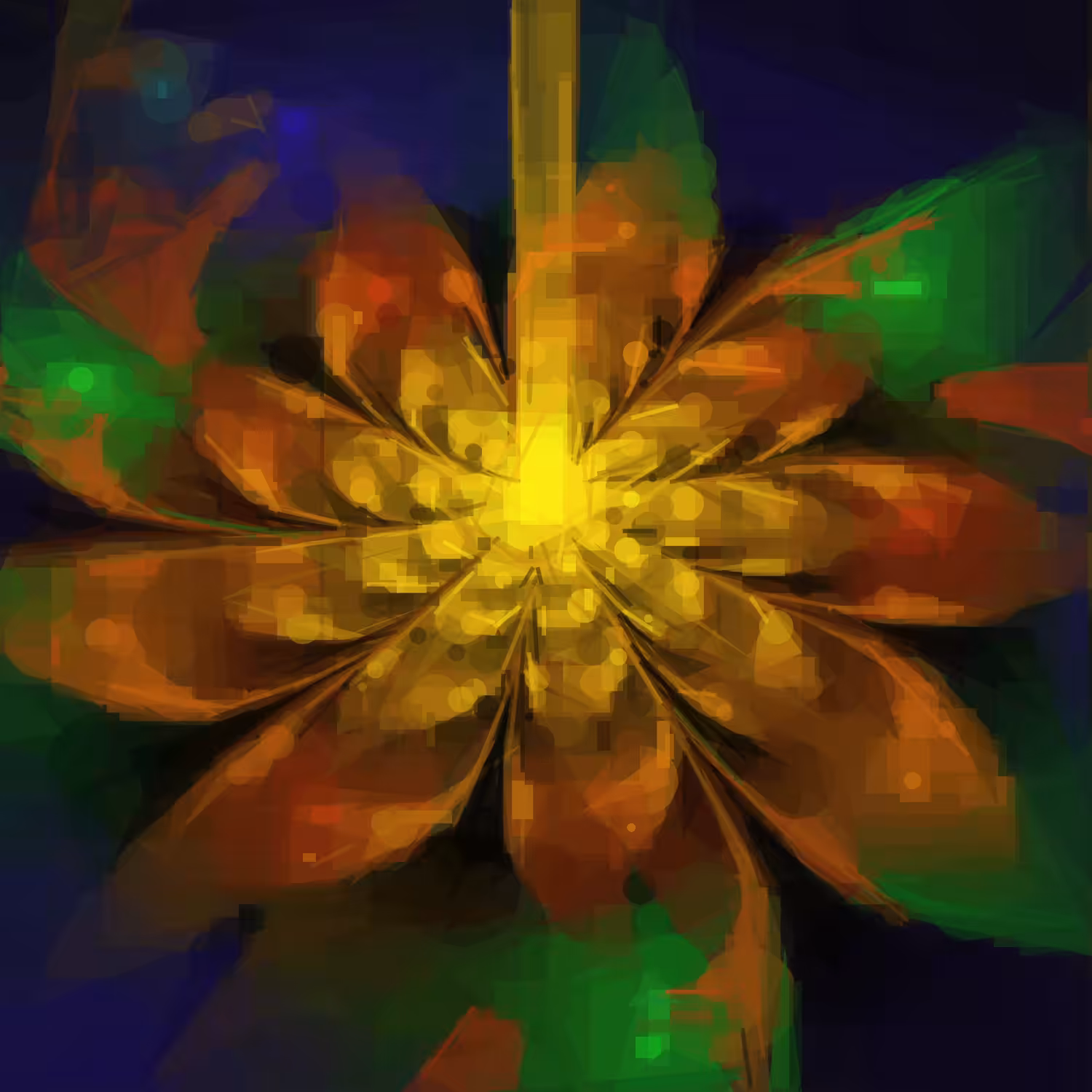 Dancing Flaming Flower