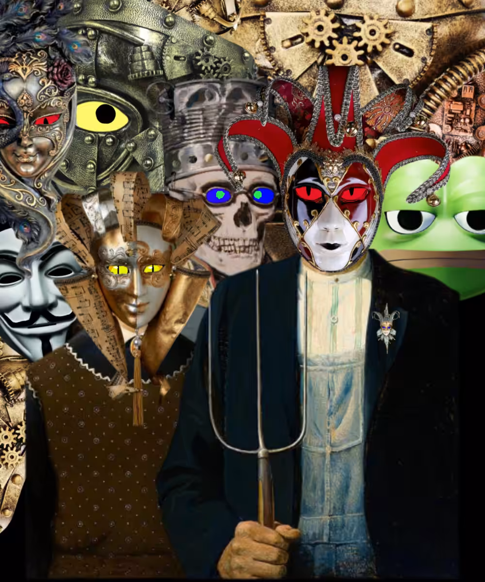 MASQUERADE III [PEPE*VENDETA*TRASH KING*AMERICAN GHOTIC]