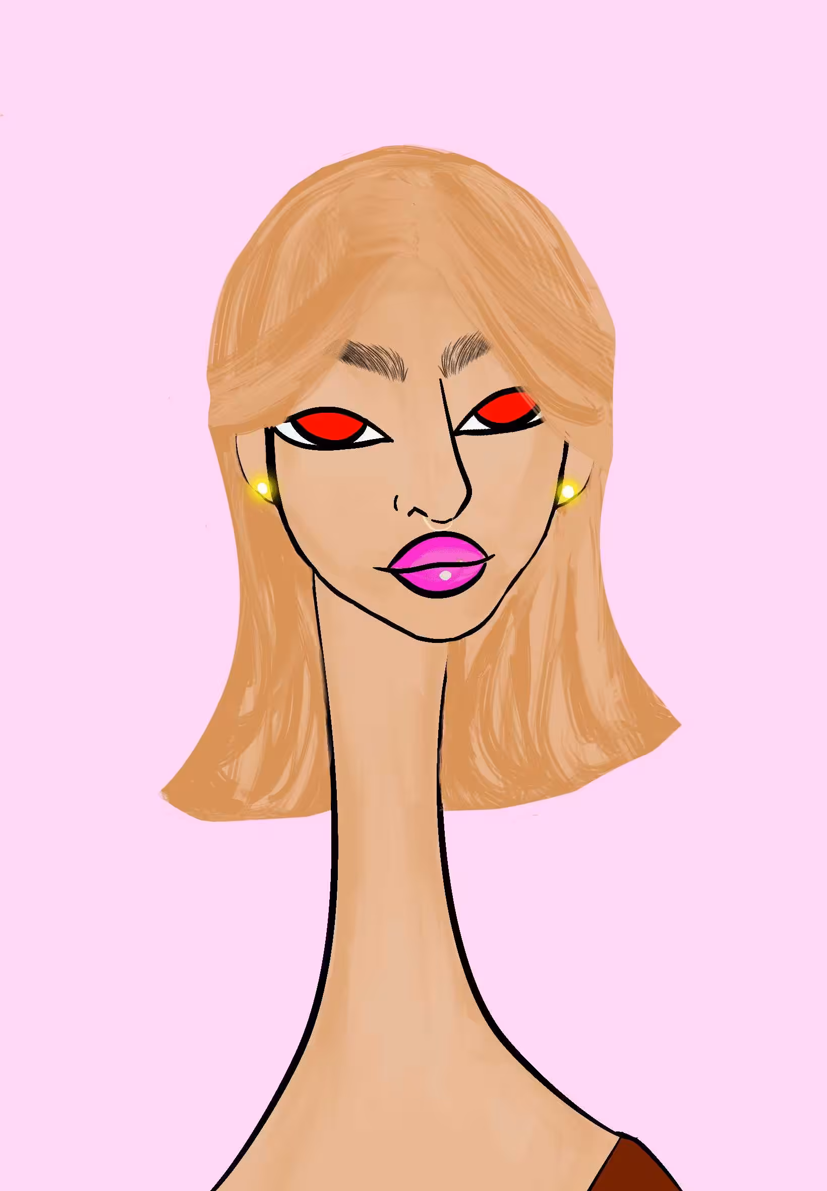 Long Neckie Ladies: Long Neckie Lady #3125