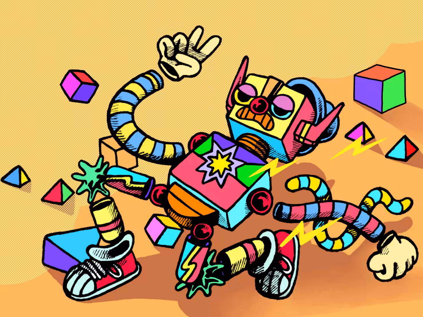 robot drunk