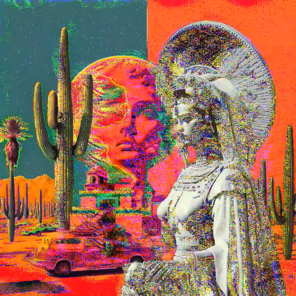 metallic desert