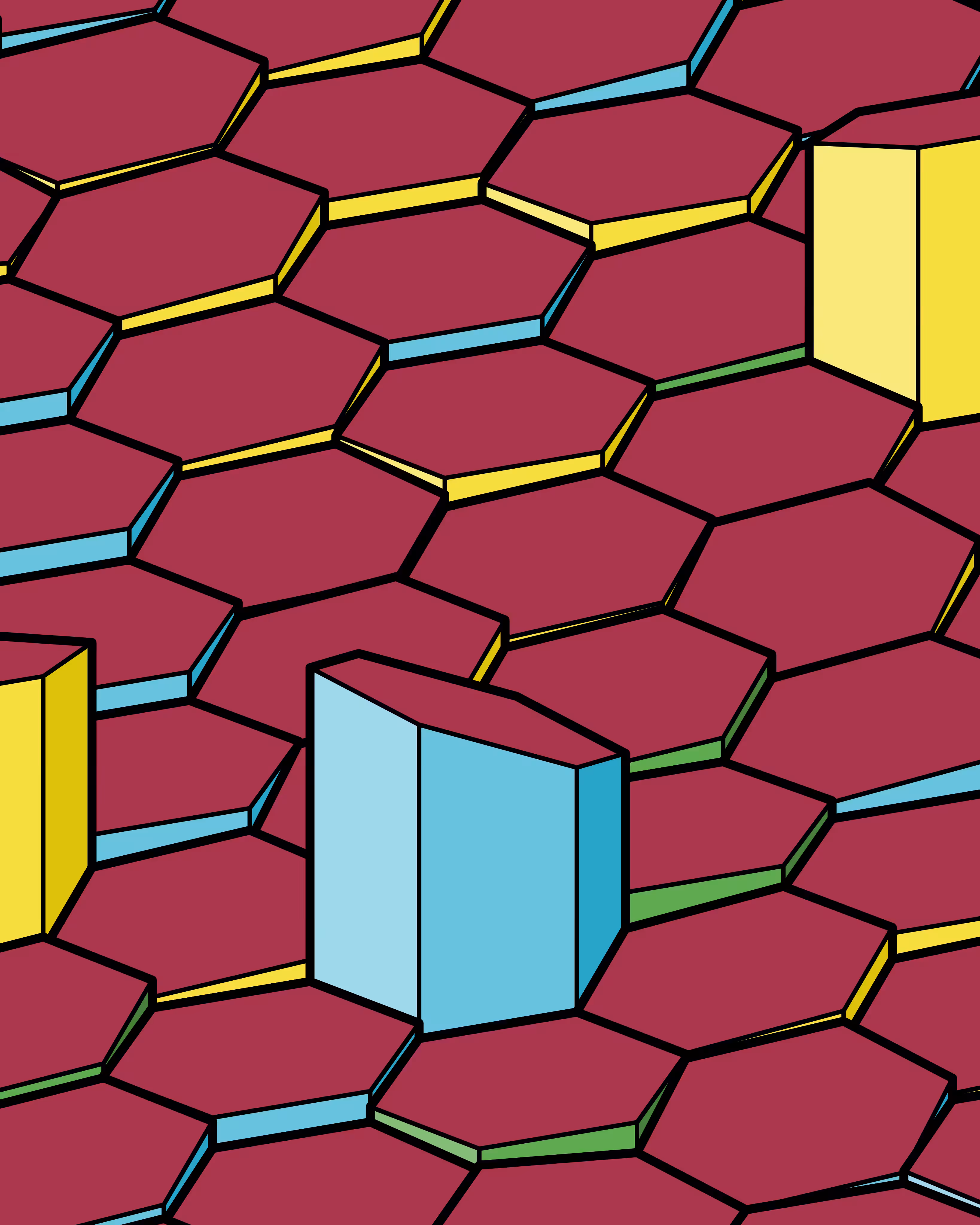 Hexagones Landscape #71