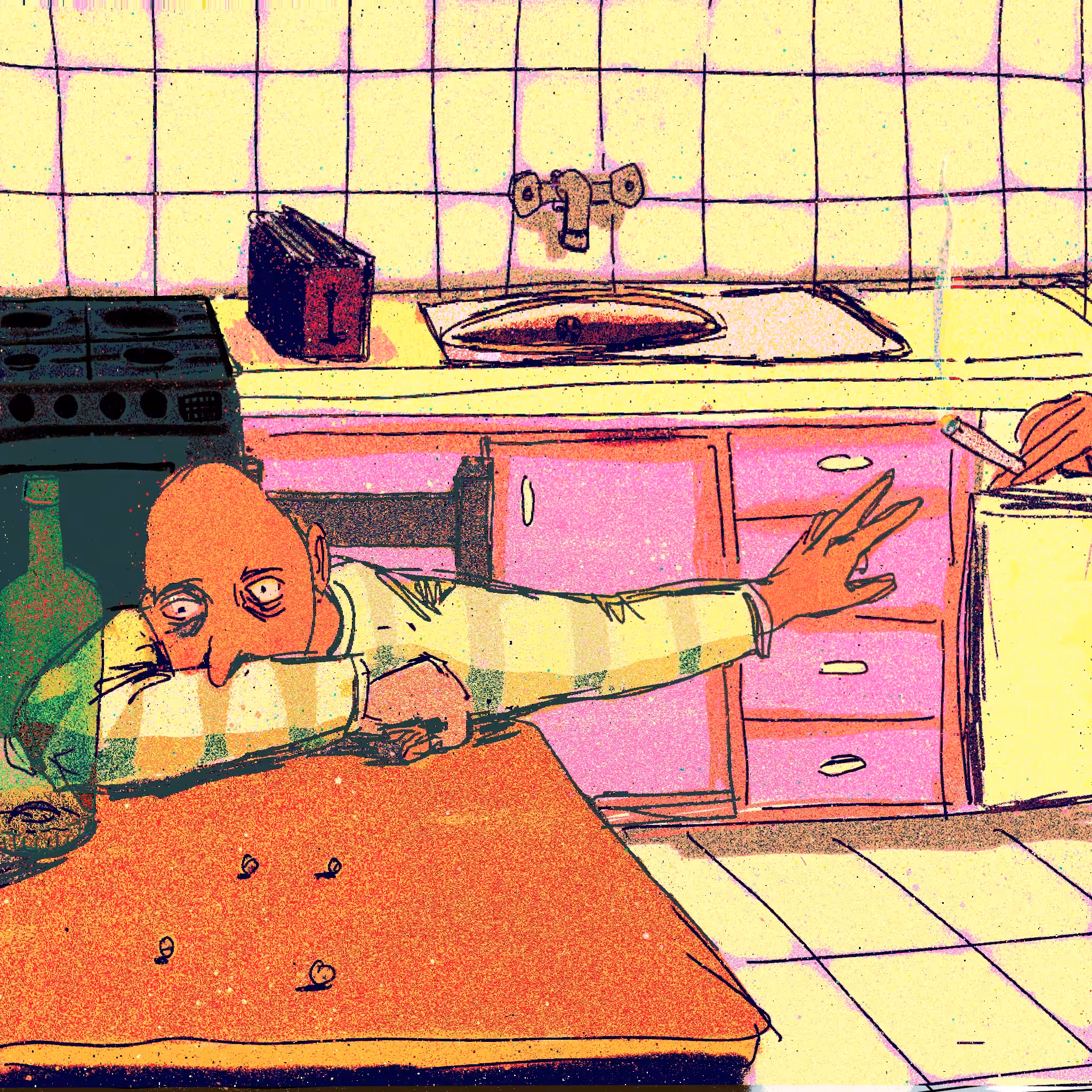 man with only expectation