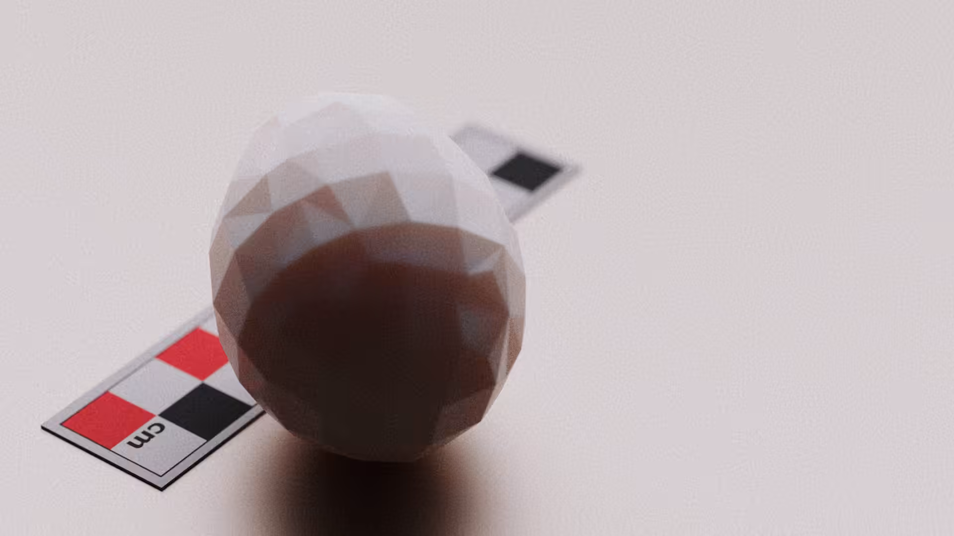 Artefact - egg, side view