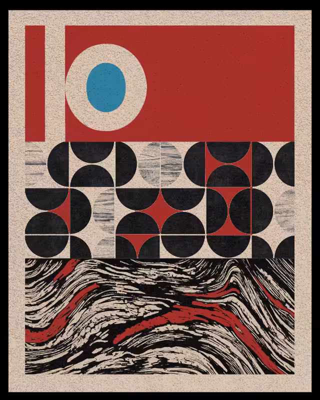 Bauhaus art #red #40