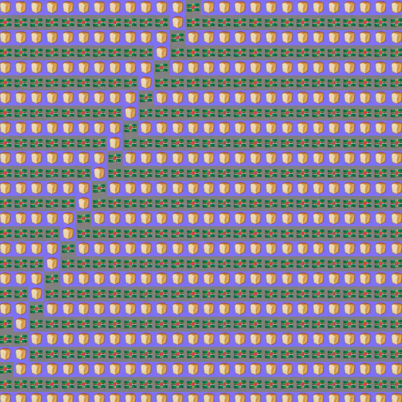 Elementary Cellular Emoji Automata #82
