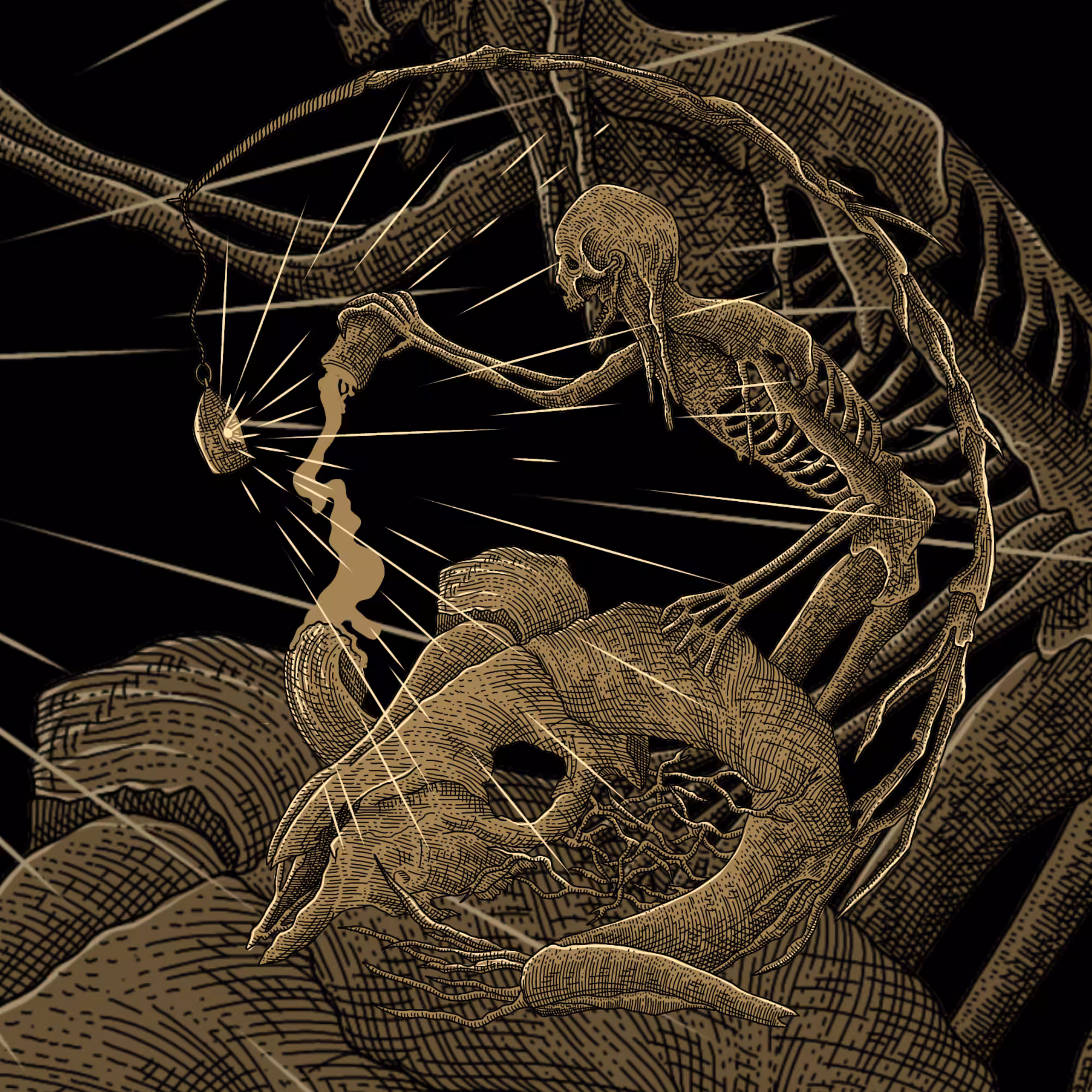Pouring Dust On The Satan Skull