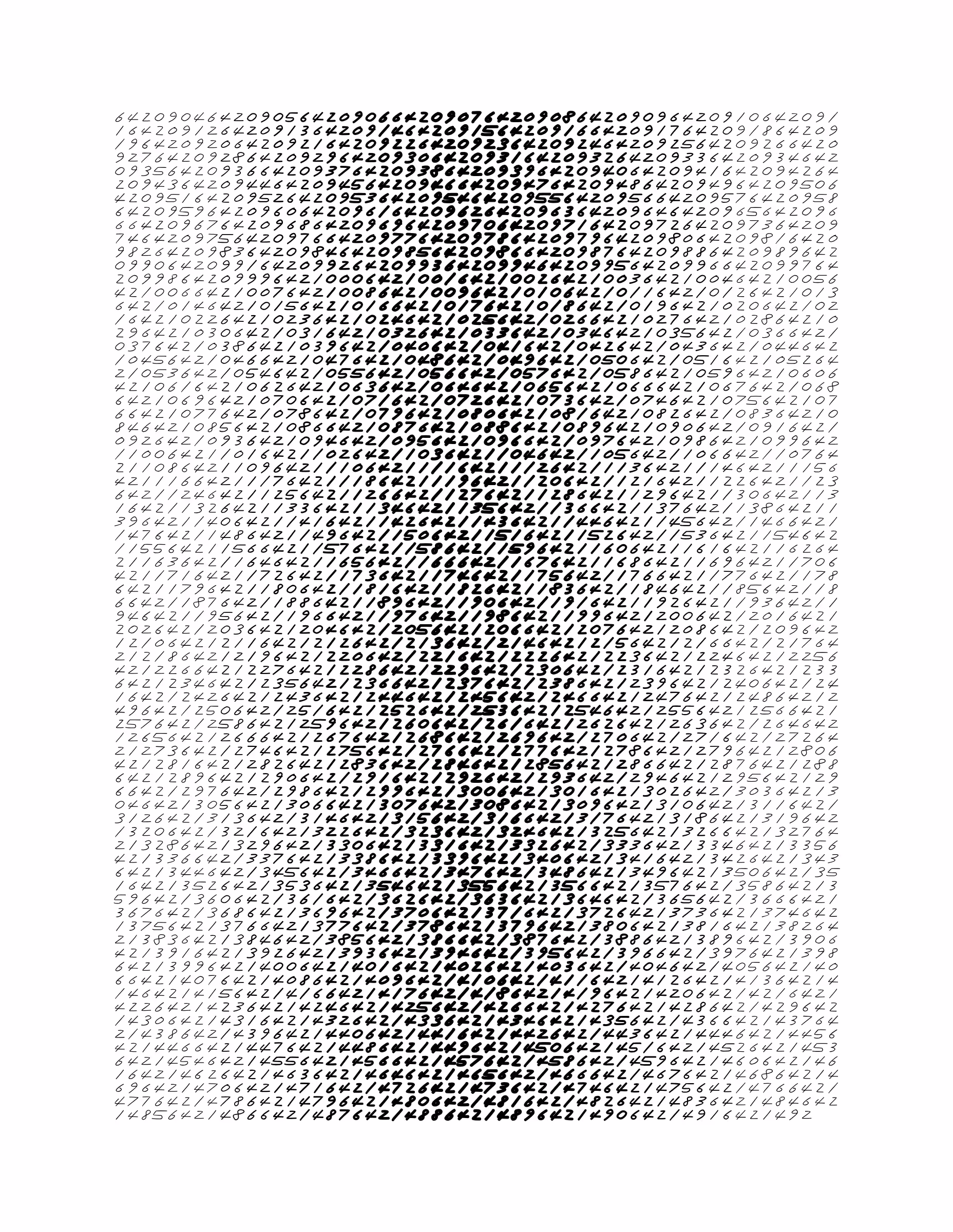 Endless (5,607,250 to Infinity) #2801