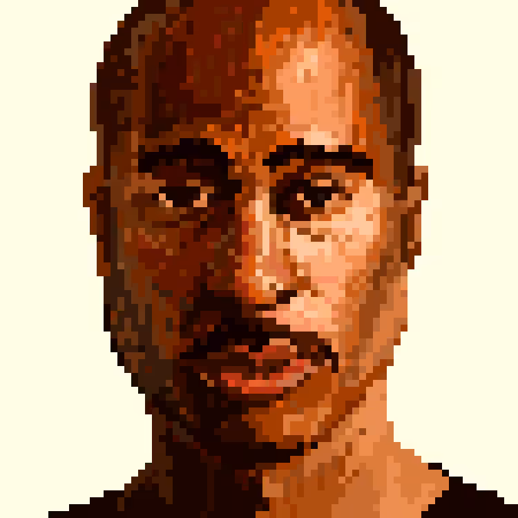 Ali Shaheed Muhammad Pixel Art