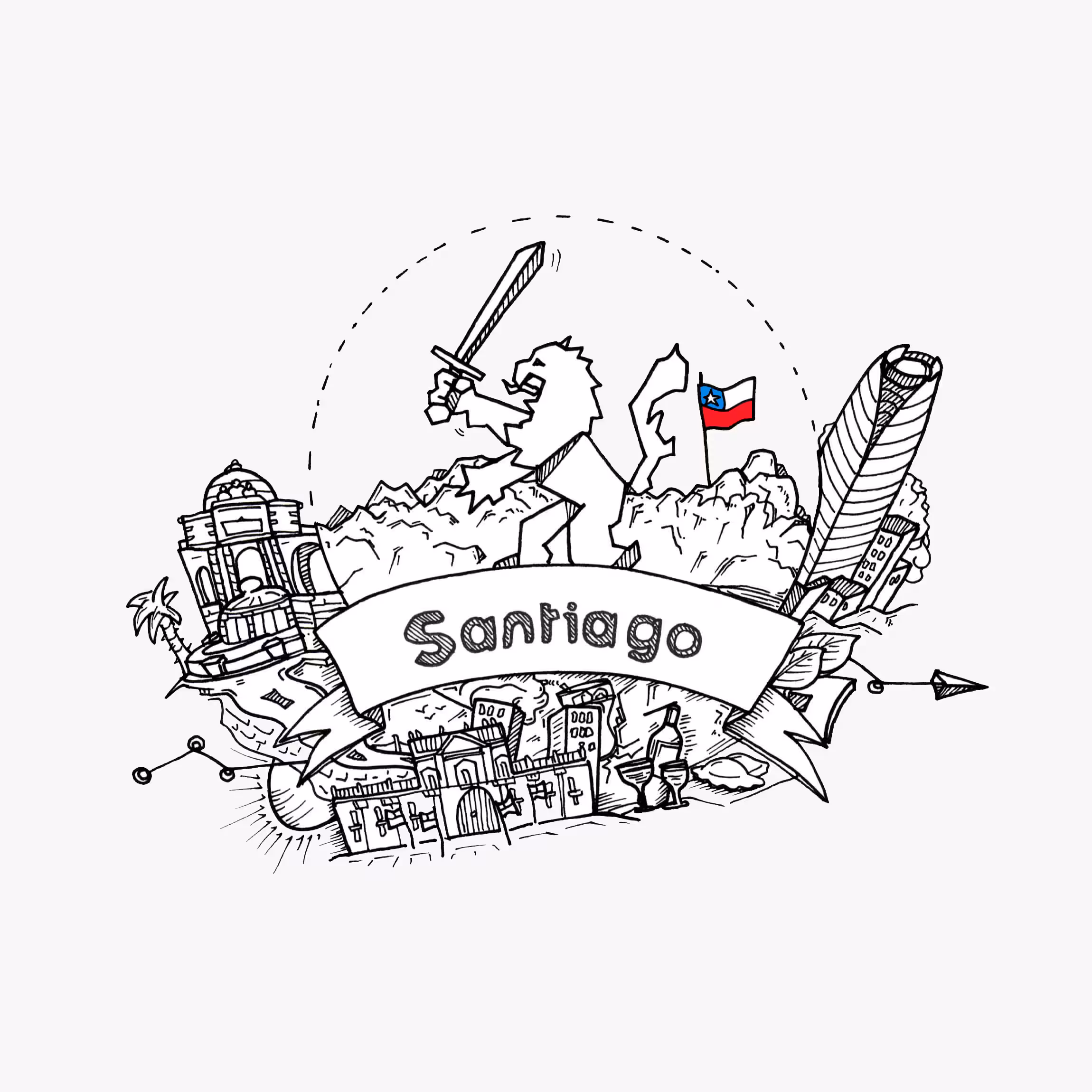 Por la razón o la fuerza (Santiago)