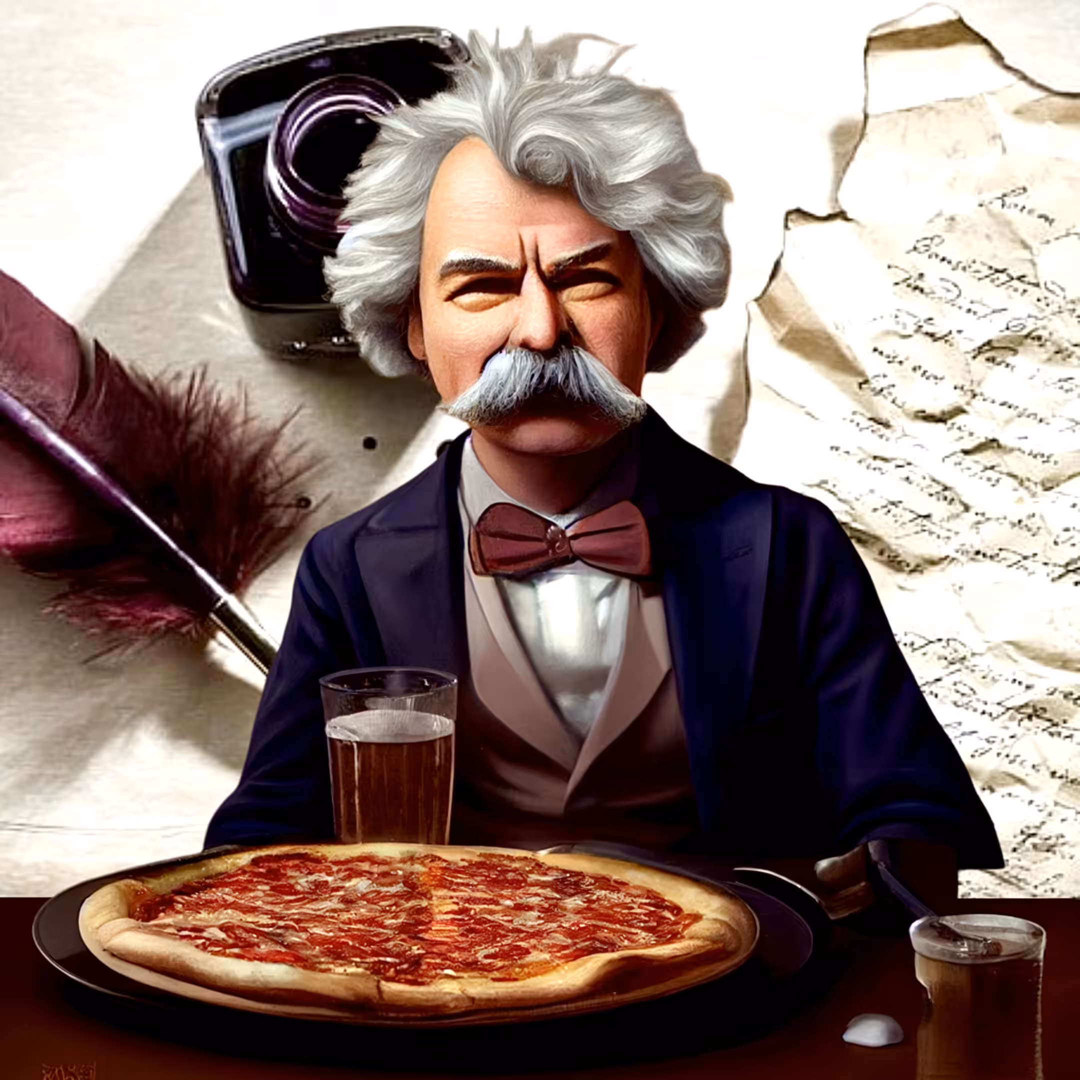 Presidents and Pizza: Mark Twain