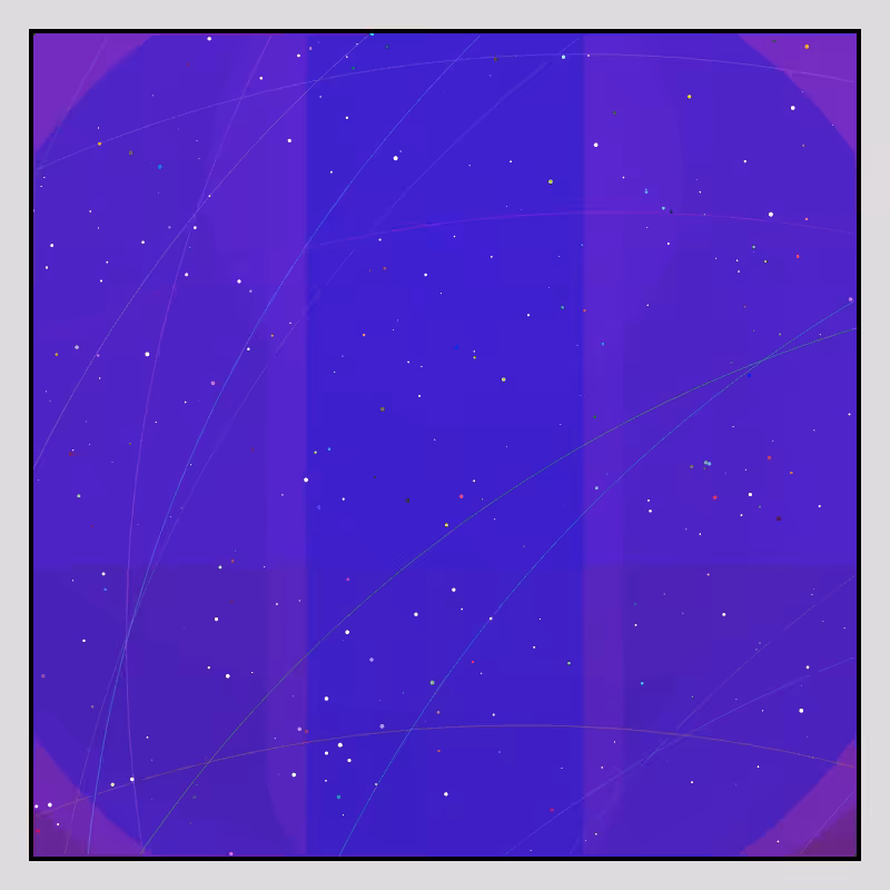 Color Field Starry B #117