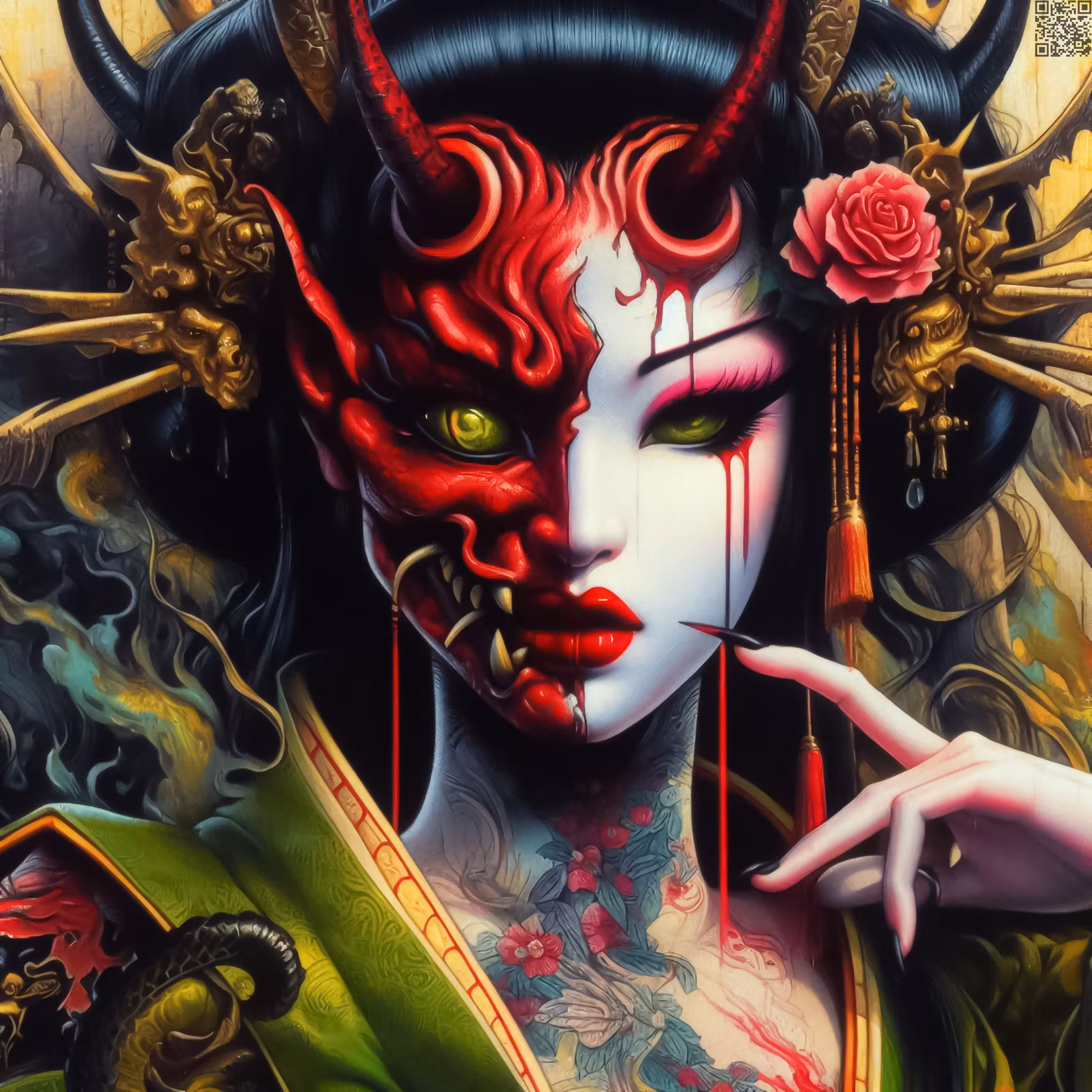 two-faced Emi(恵美)