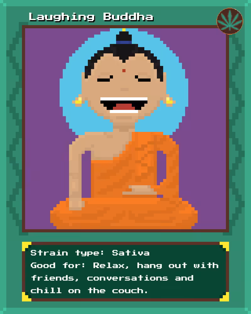 Weed Cards #12 - Laughing Buddha