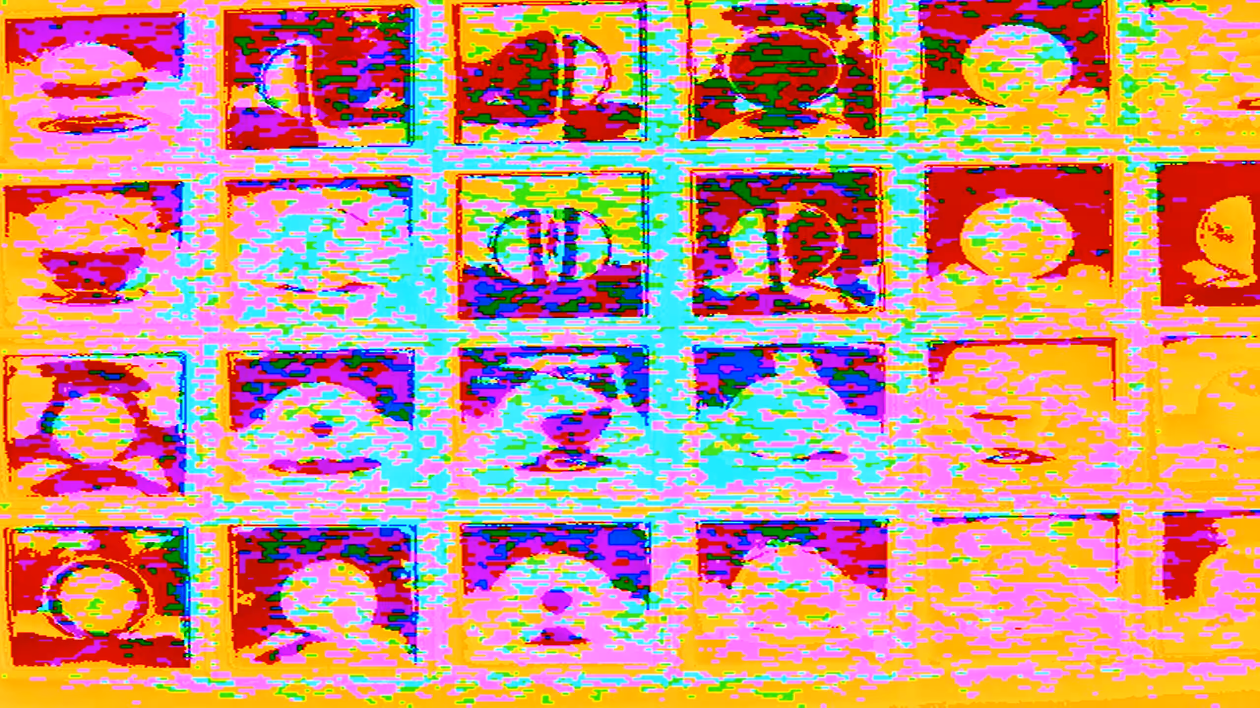 Sol Lewitt's A Sphere Lit From The Top, Four Sides, And All Their Combinations , 2004 (Mutant Glitches Portrait)