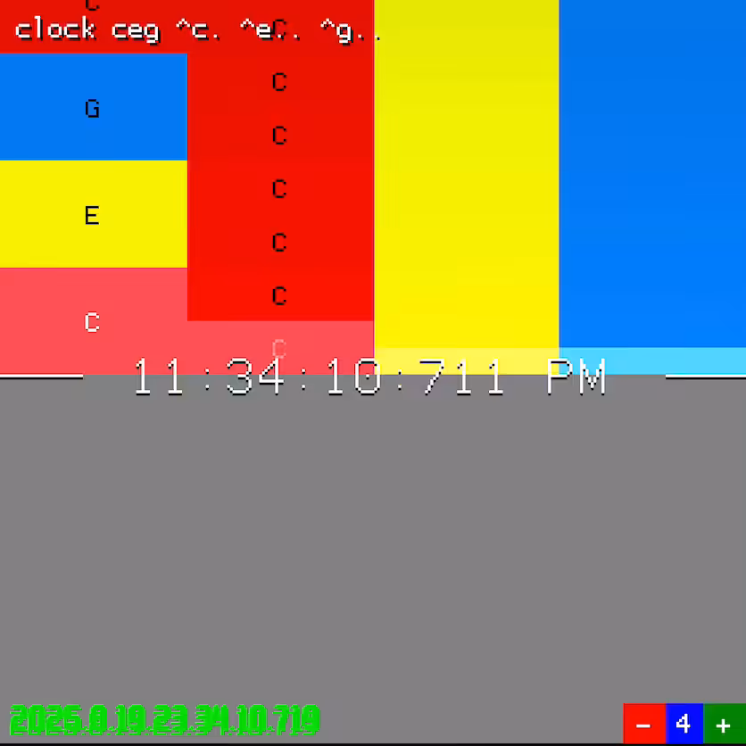 clock ceg ^c._ ^e.._ ^g..._