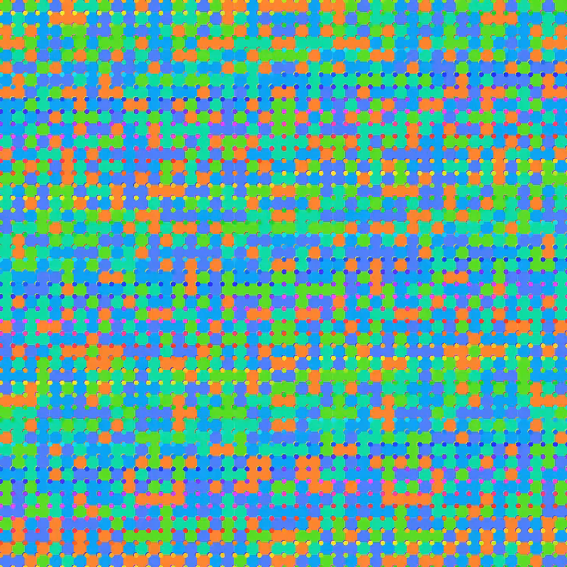 Squares and dots #18