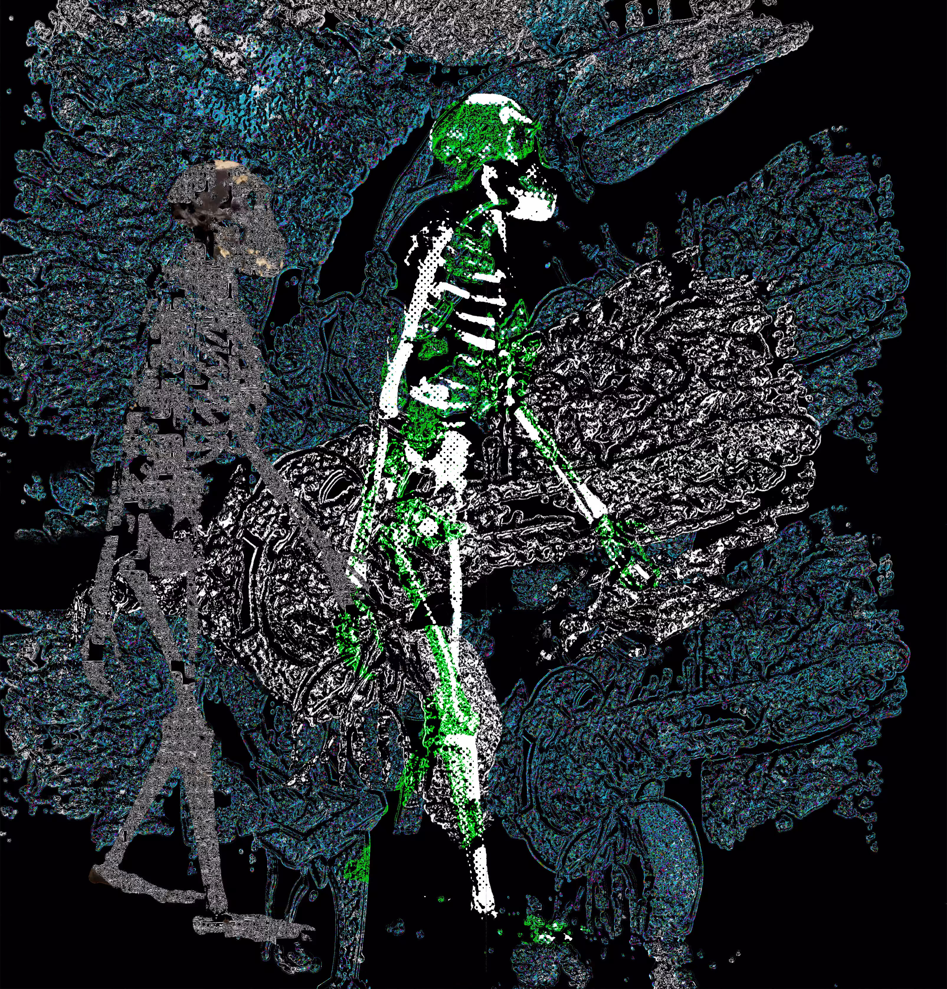 Human body cracks of thousands years ago
